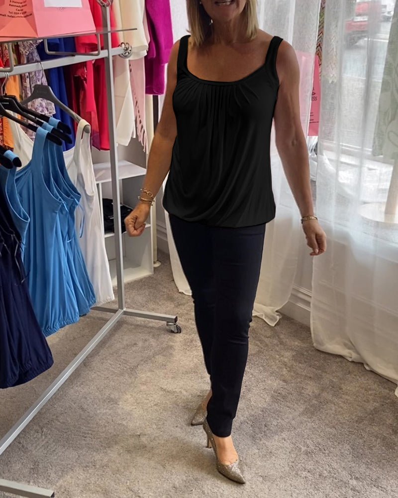 Estelle™ | Top plissé en coton