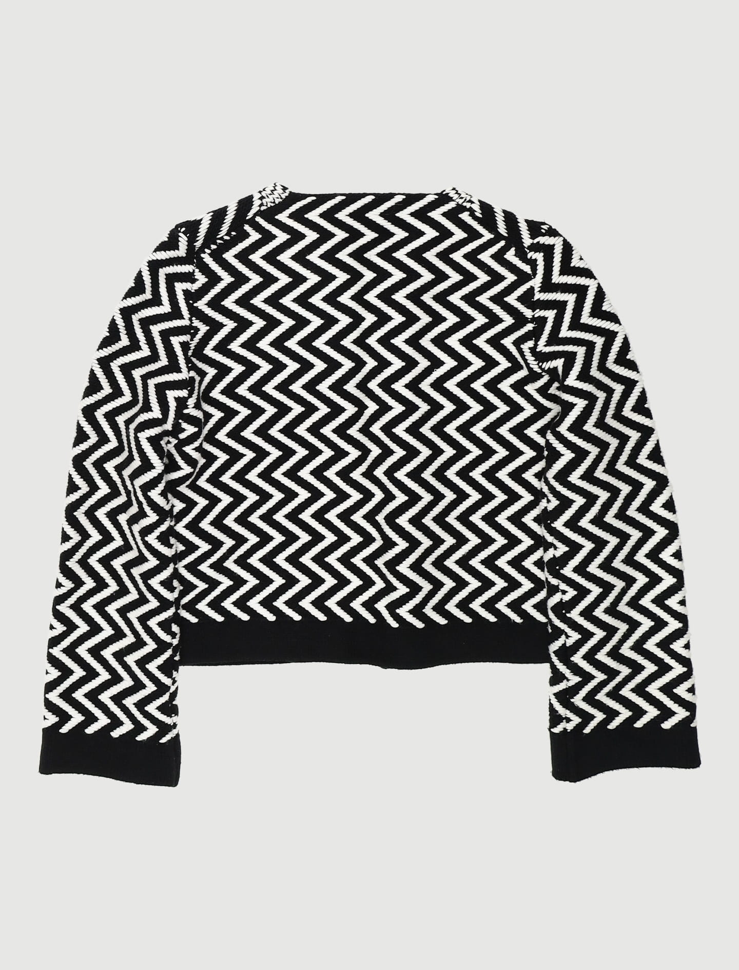 Cardigan Court En Maille Jacquard - Taille M/38