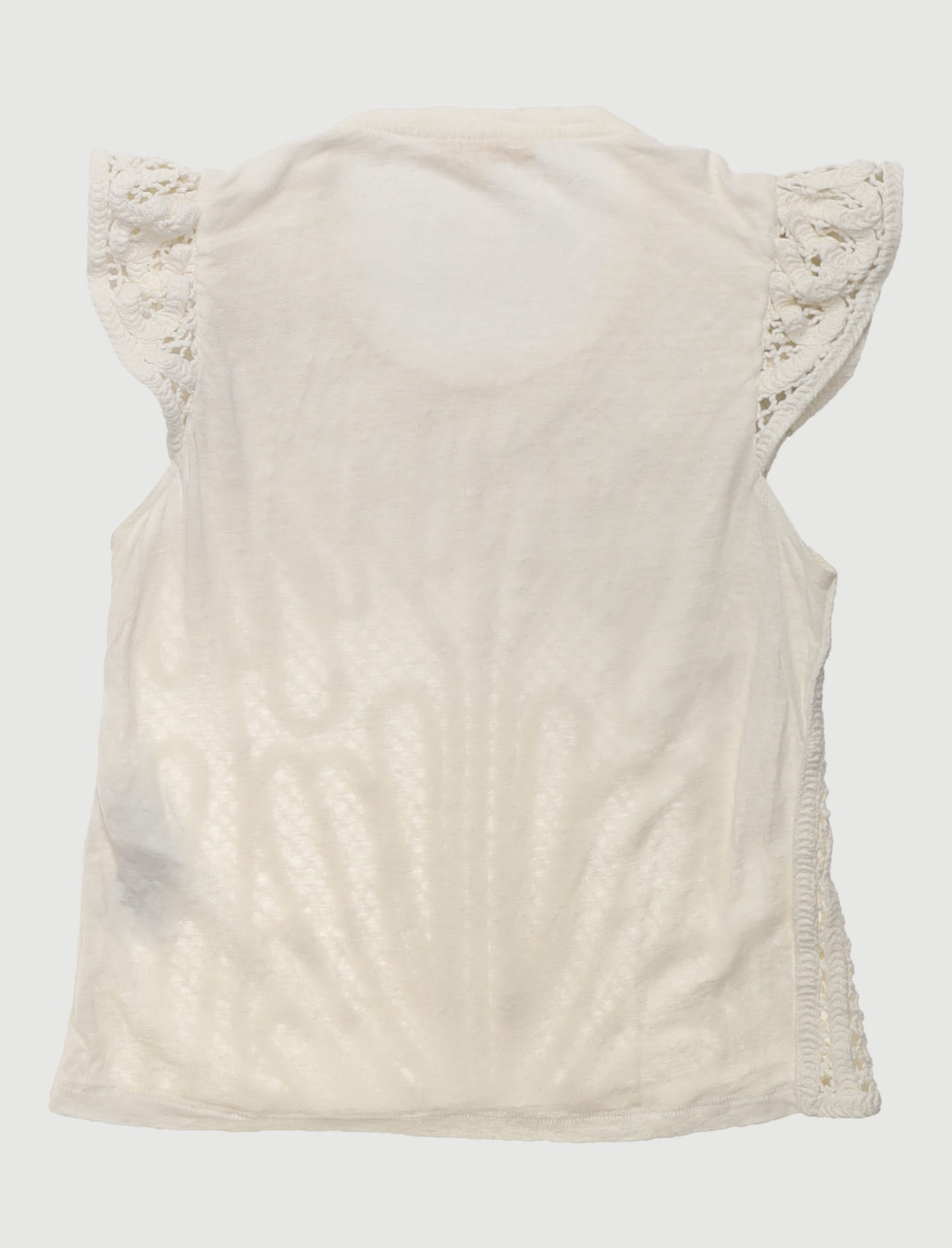 Tee-Shirt Avec Panneau En Macramé - Taille S/36