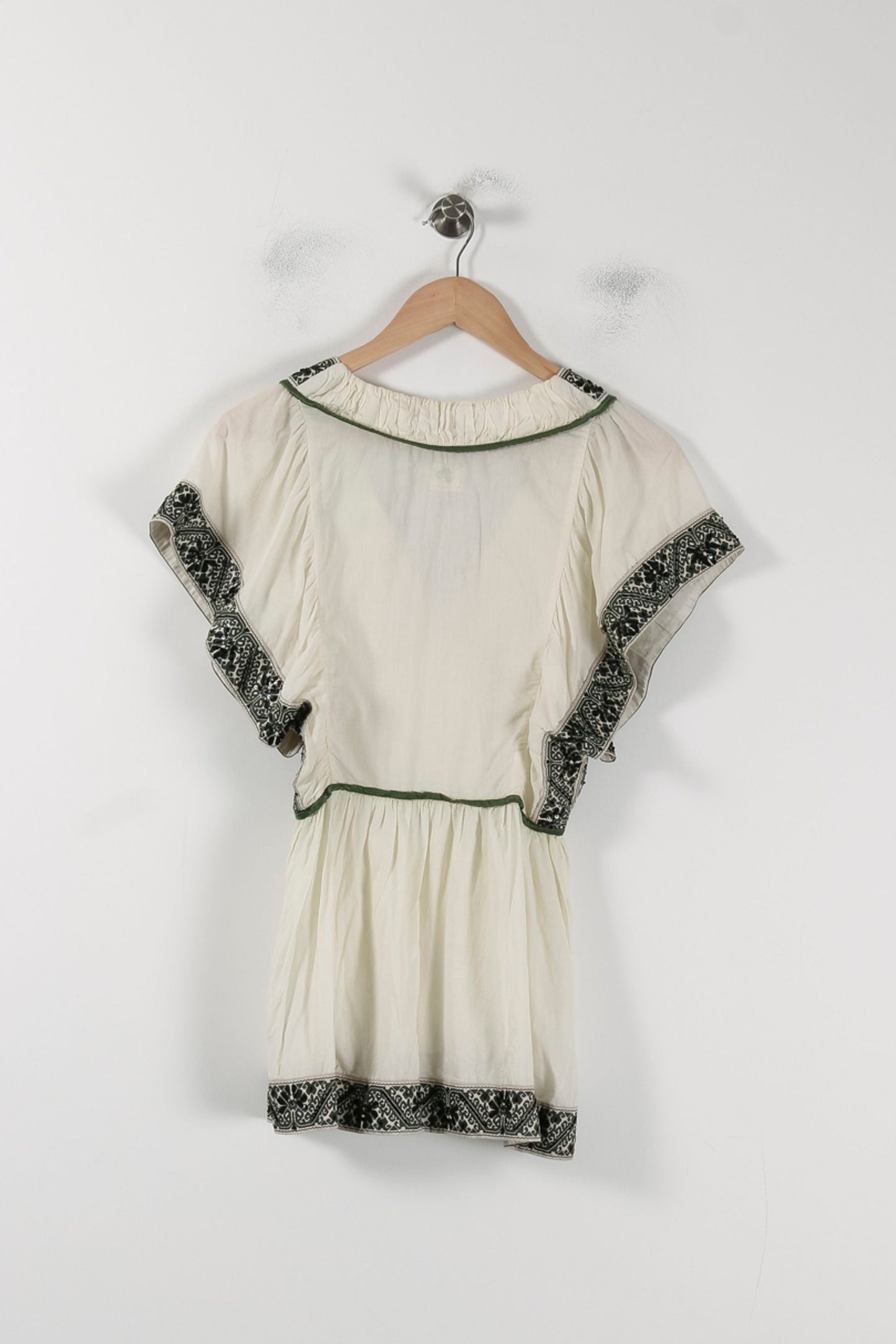 Blouse Blanche et Noire - Taille L/40