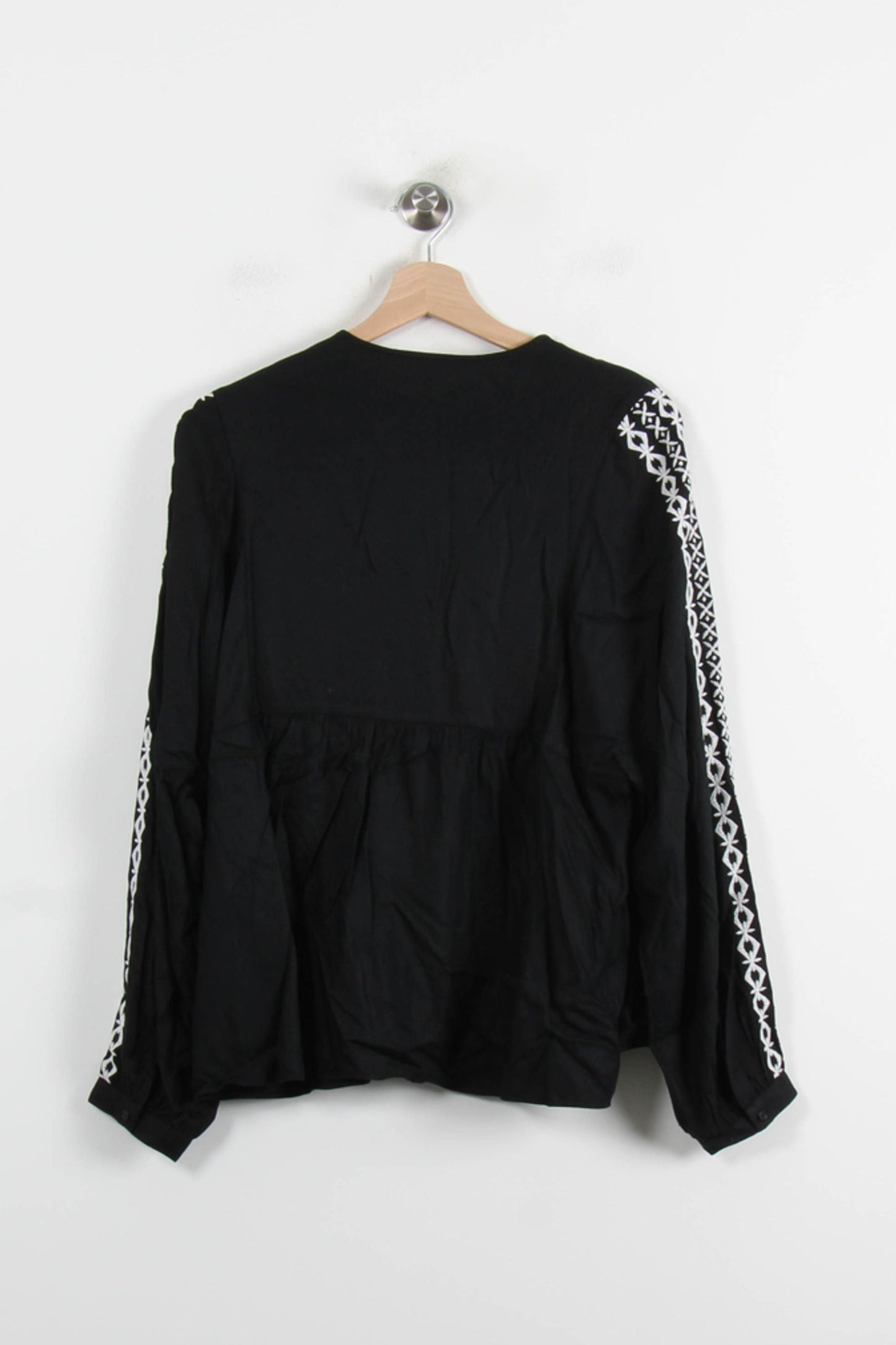 Blouse Noire et Blanche - Taille S/36