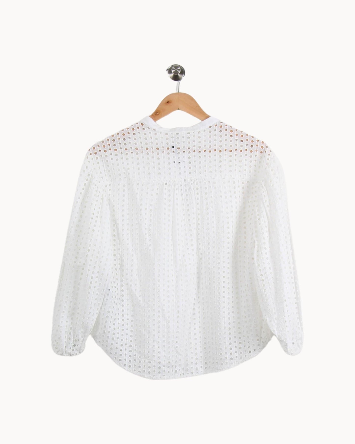 Blouse Brodée Blanche - Taille XS/34