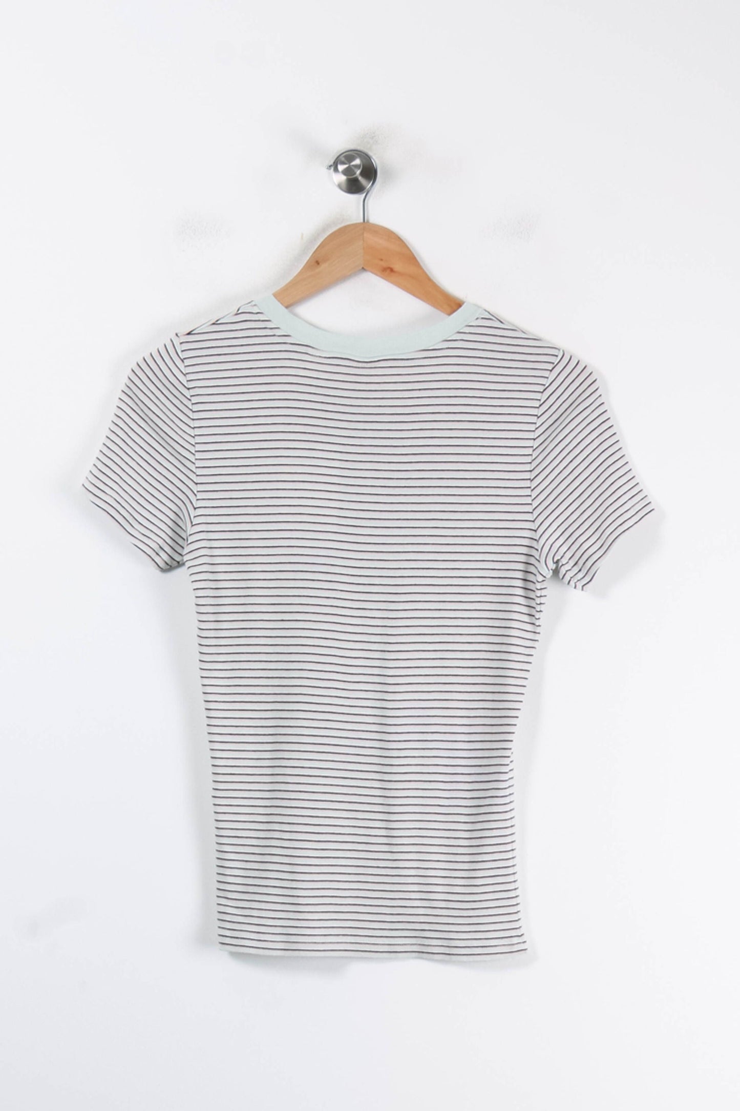 Tee-shirt Rayé Blanc et Noir - Taille M/38