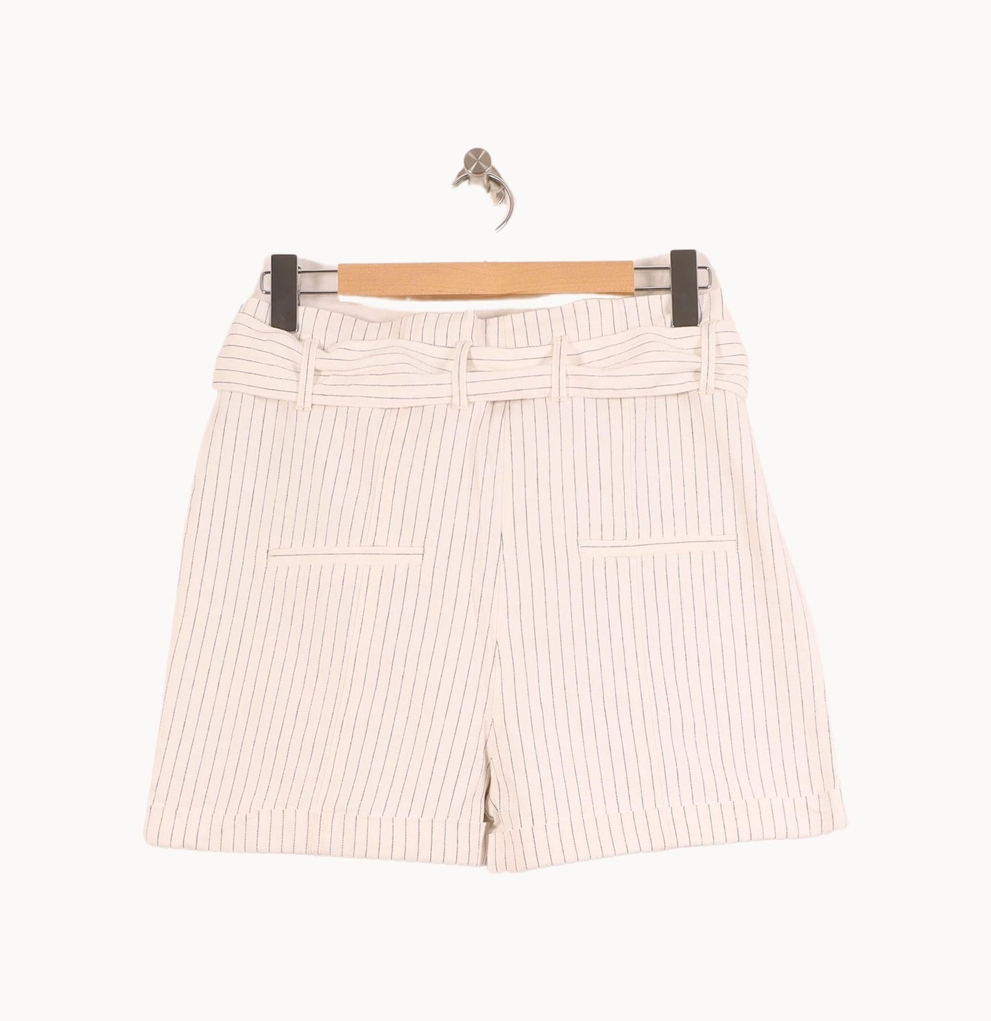 Short Blanc à Rayures - Taille M/38