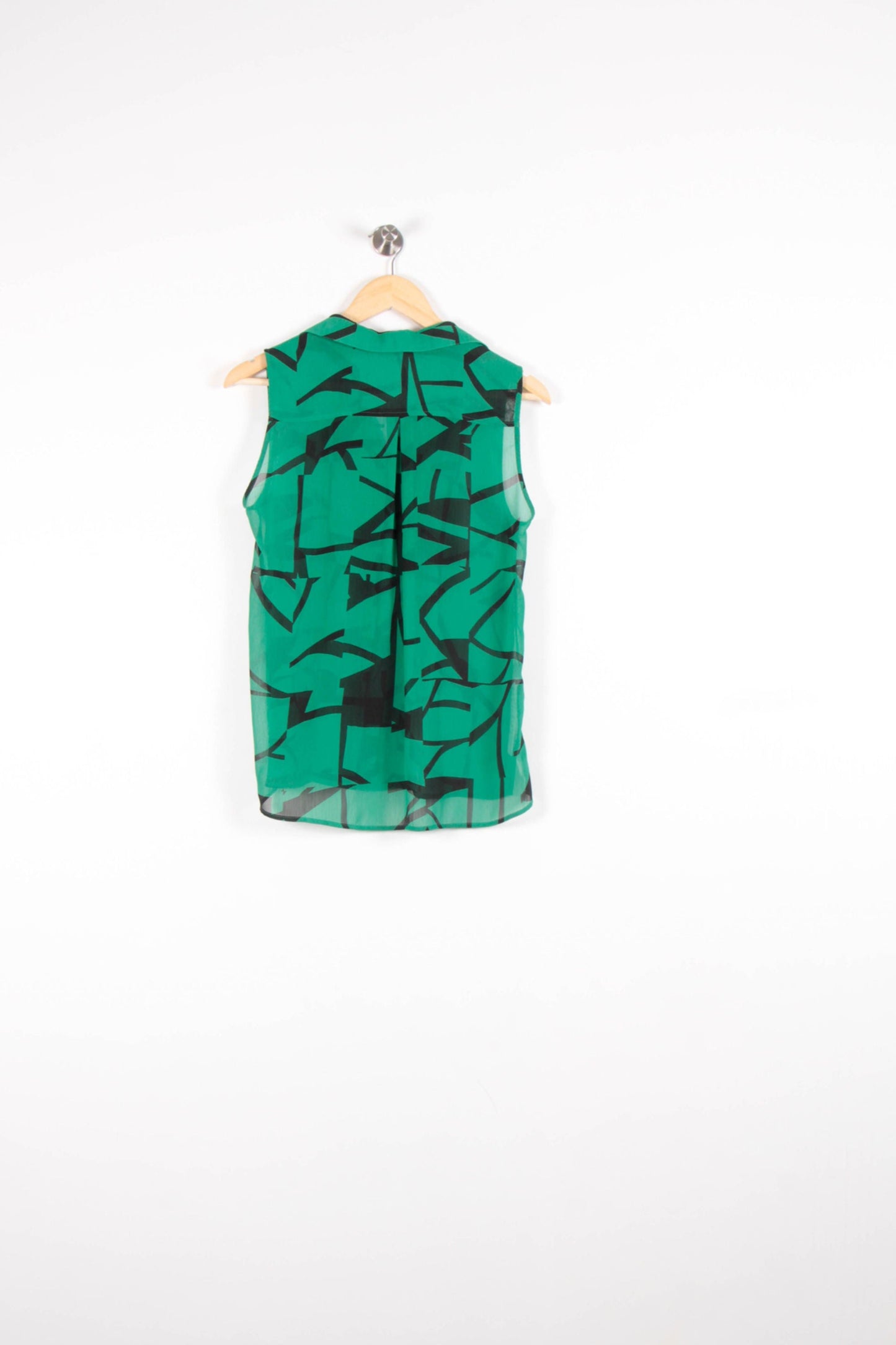 Blouse Verte et Noire - Taille M/38