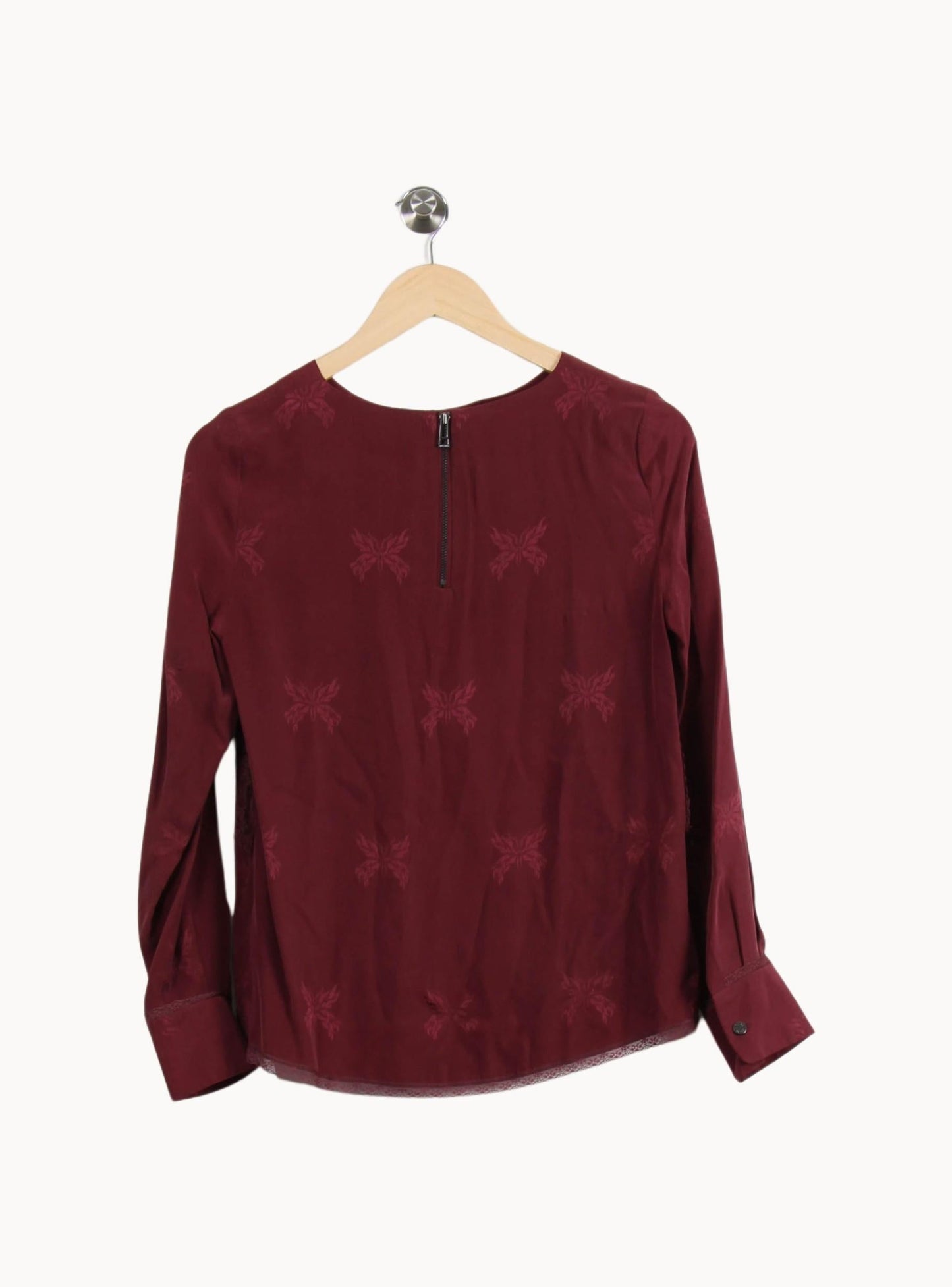 Blouse Bordeaux - Taille S/36