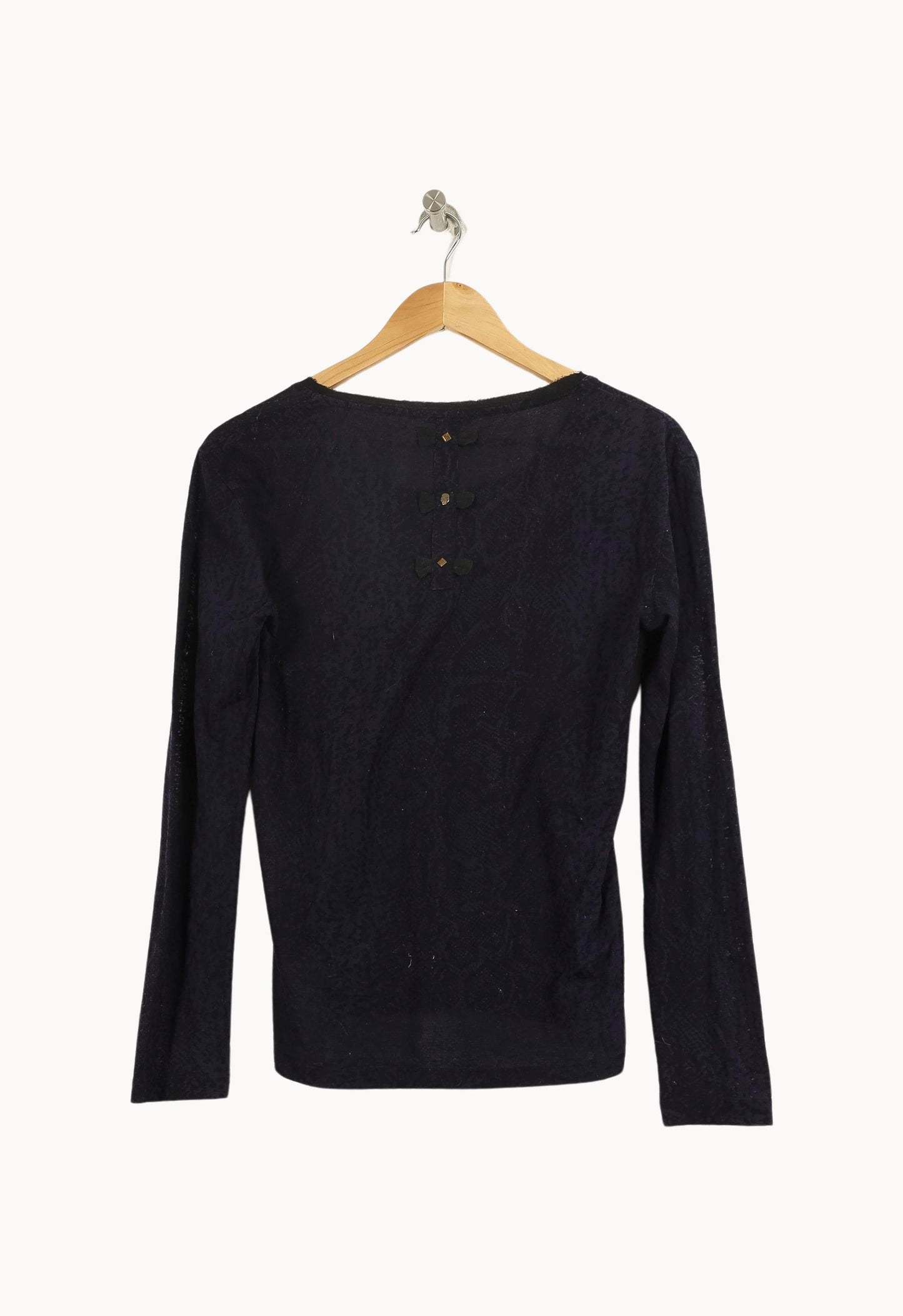 Tee Shirt Manches Longues Bleu - Taille XL/42