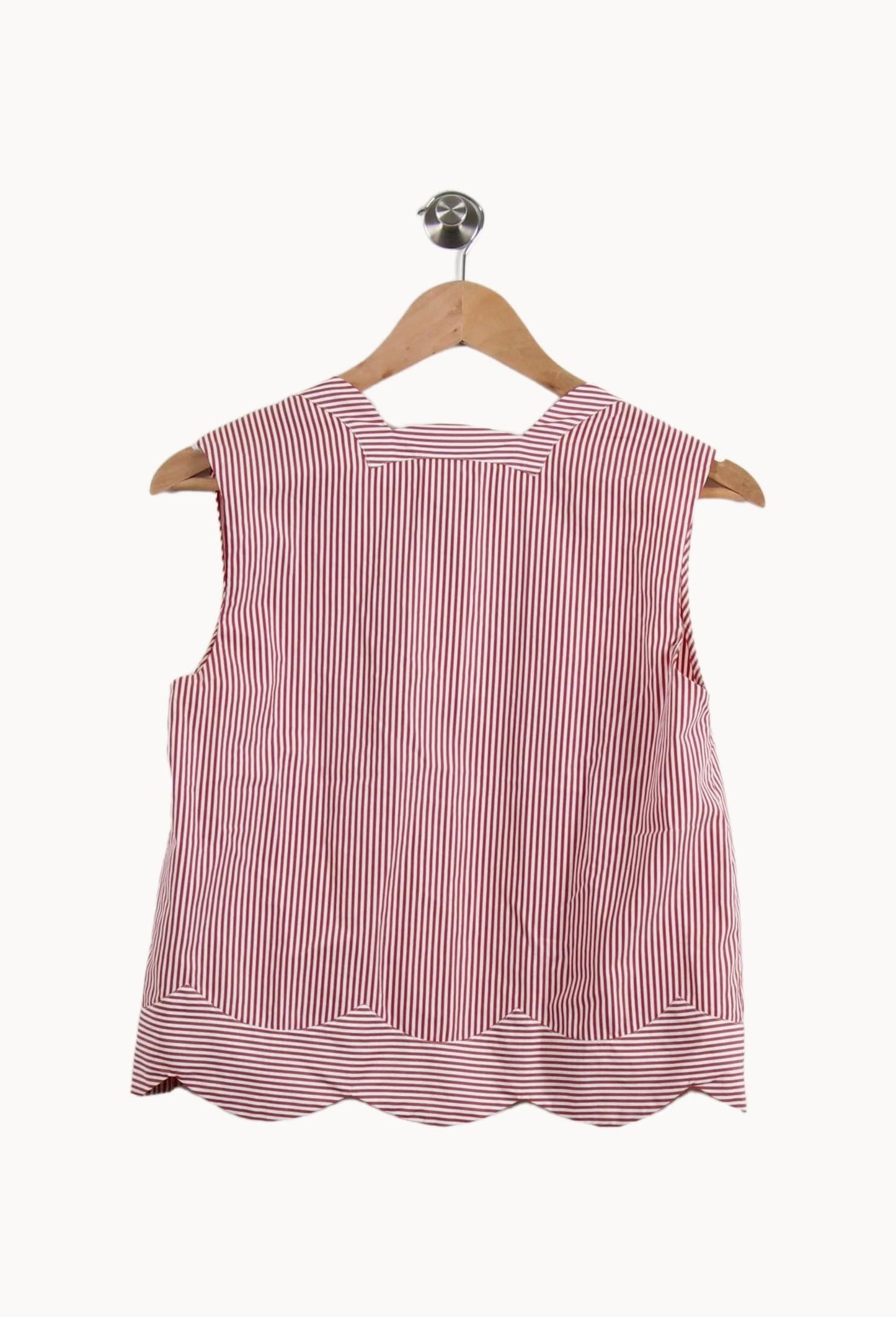 Blouse Rayée Rouge et Blanche - Taille S/36