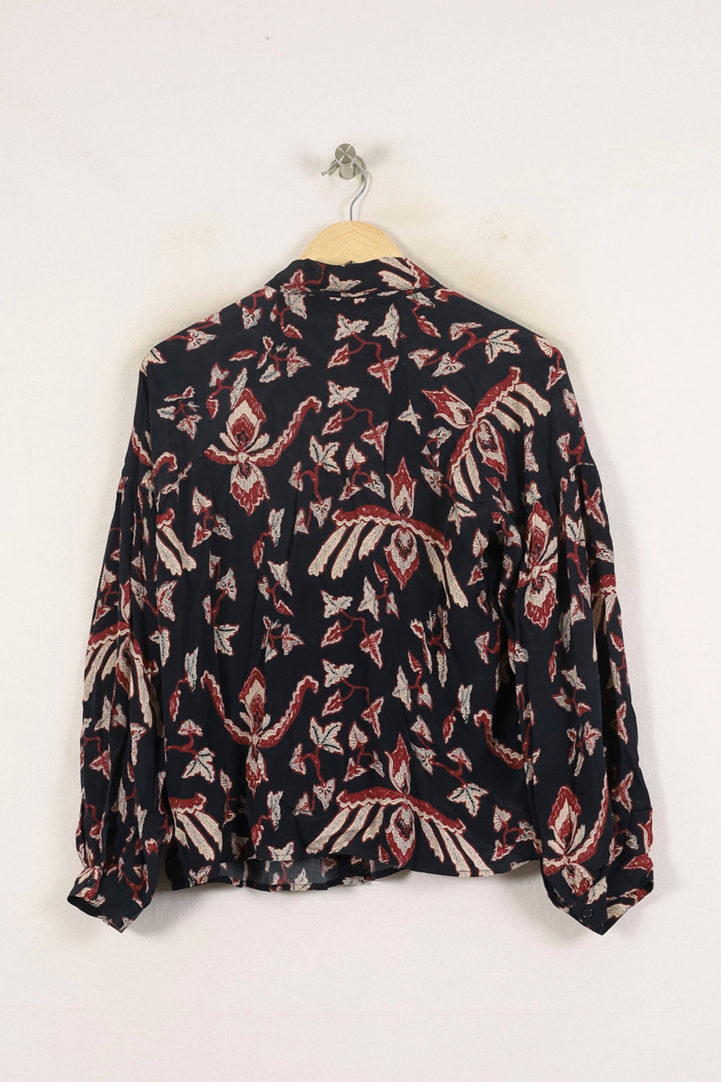 Blouse Bleu et Rouge - Taille S/36