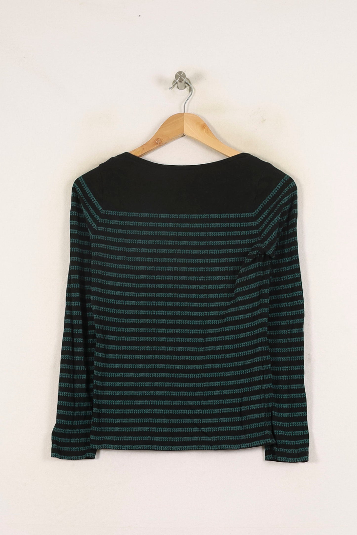 T-shirt Noir et Vert - Taille XS/34