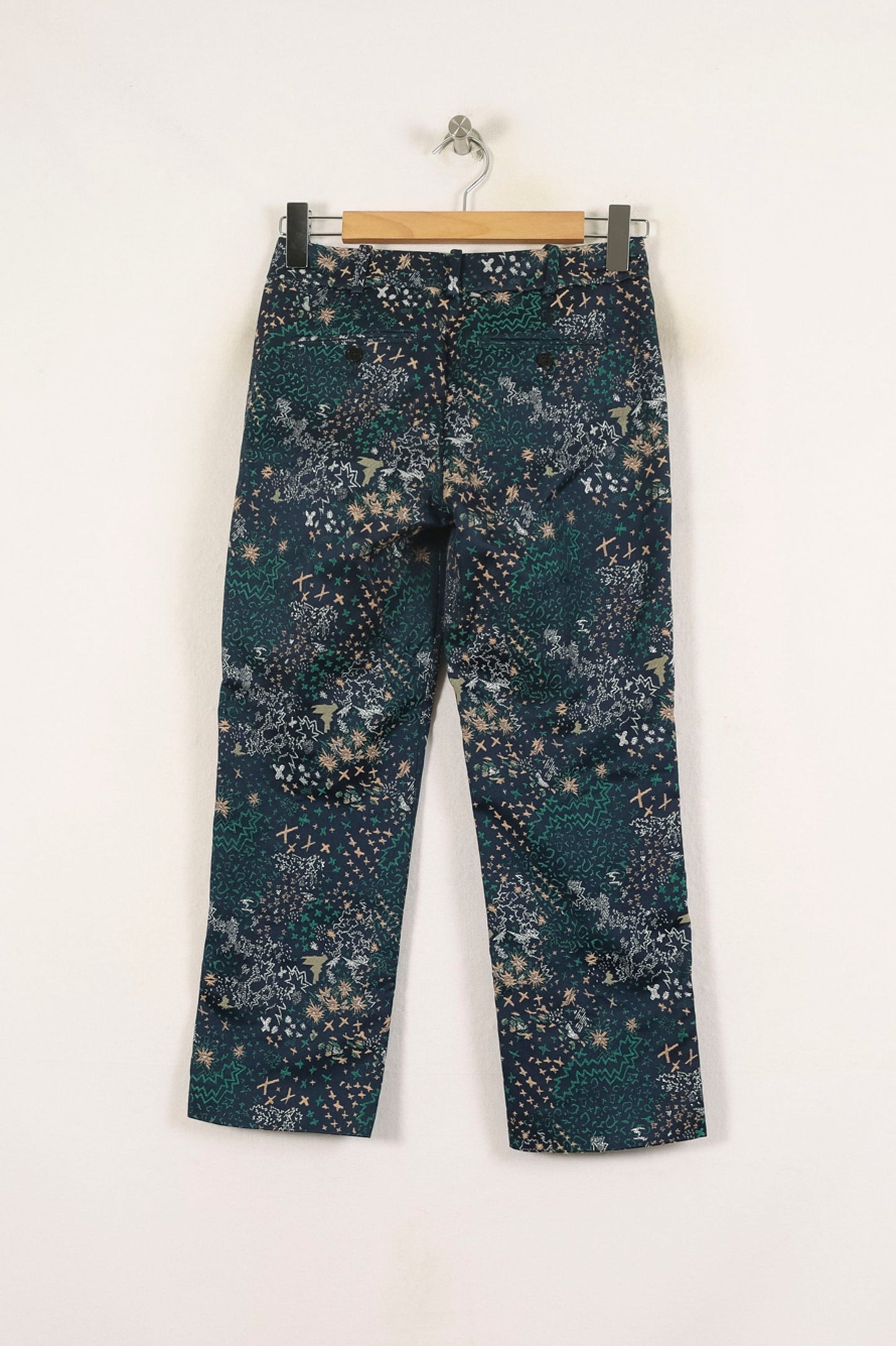Pantalon Vert et Bleu - Taille XS/34