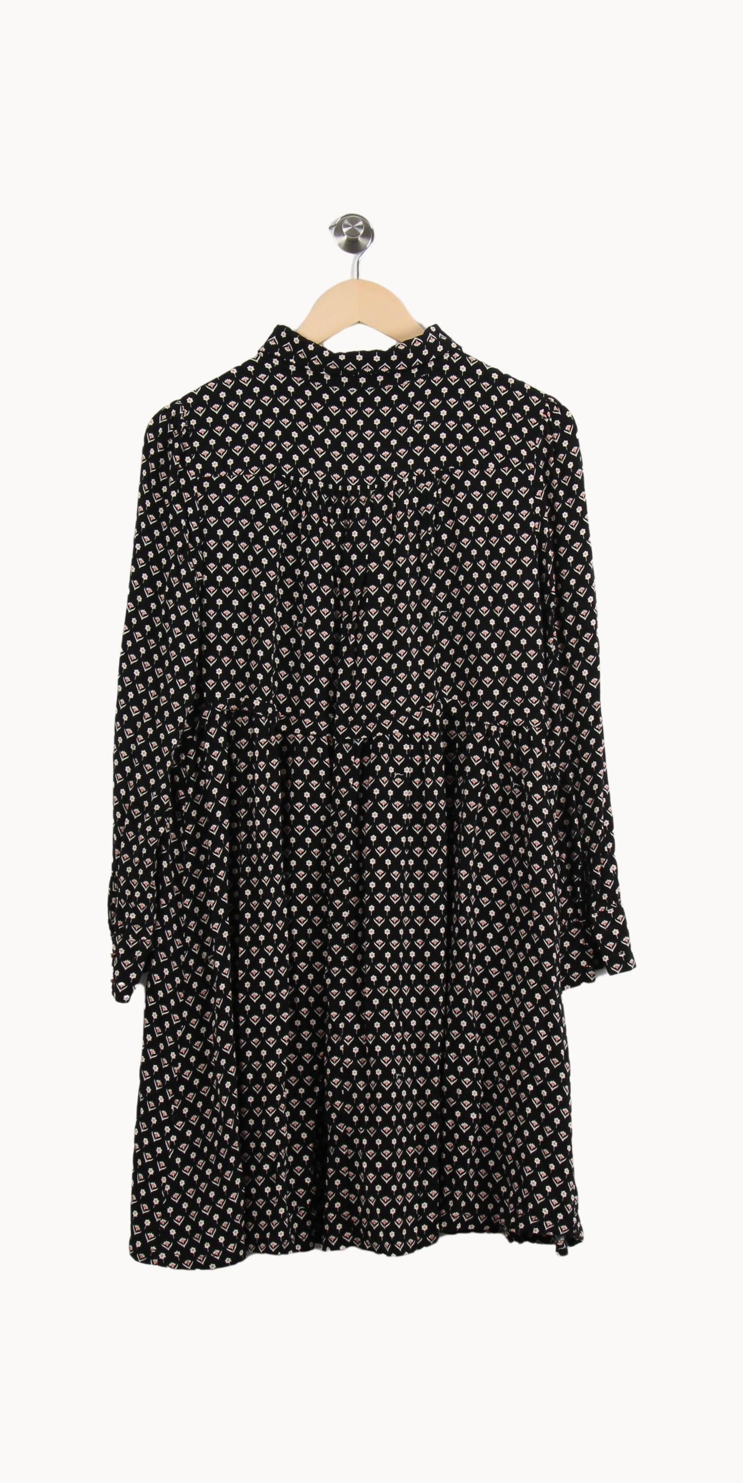 Robe Courte Noire et Blanche - Taille L/40