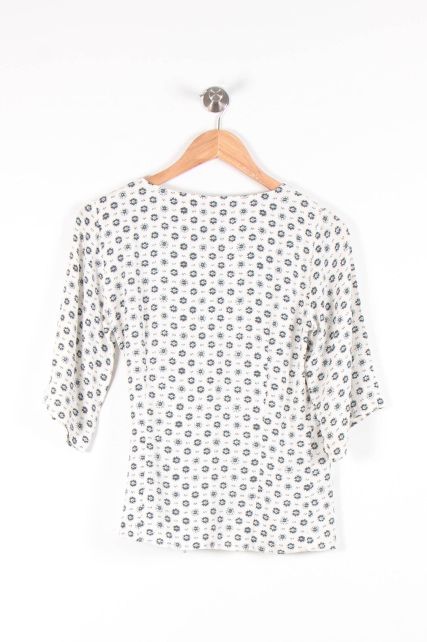 Blouse Blanche et Noire - Taille XS/34