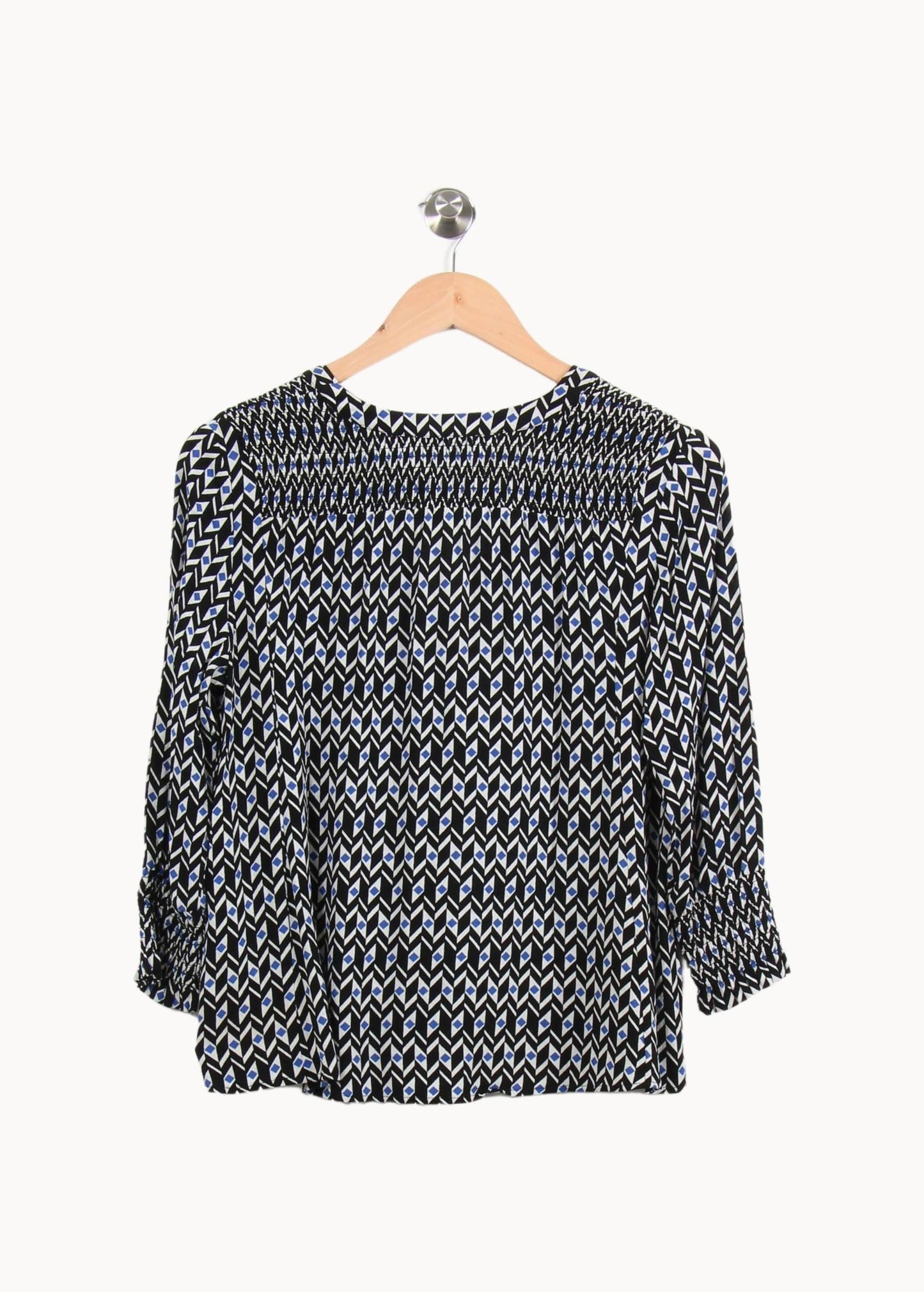 Blouse Noire et Blanche - Taille S/36