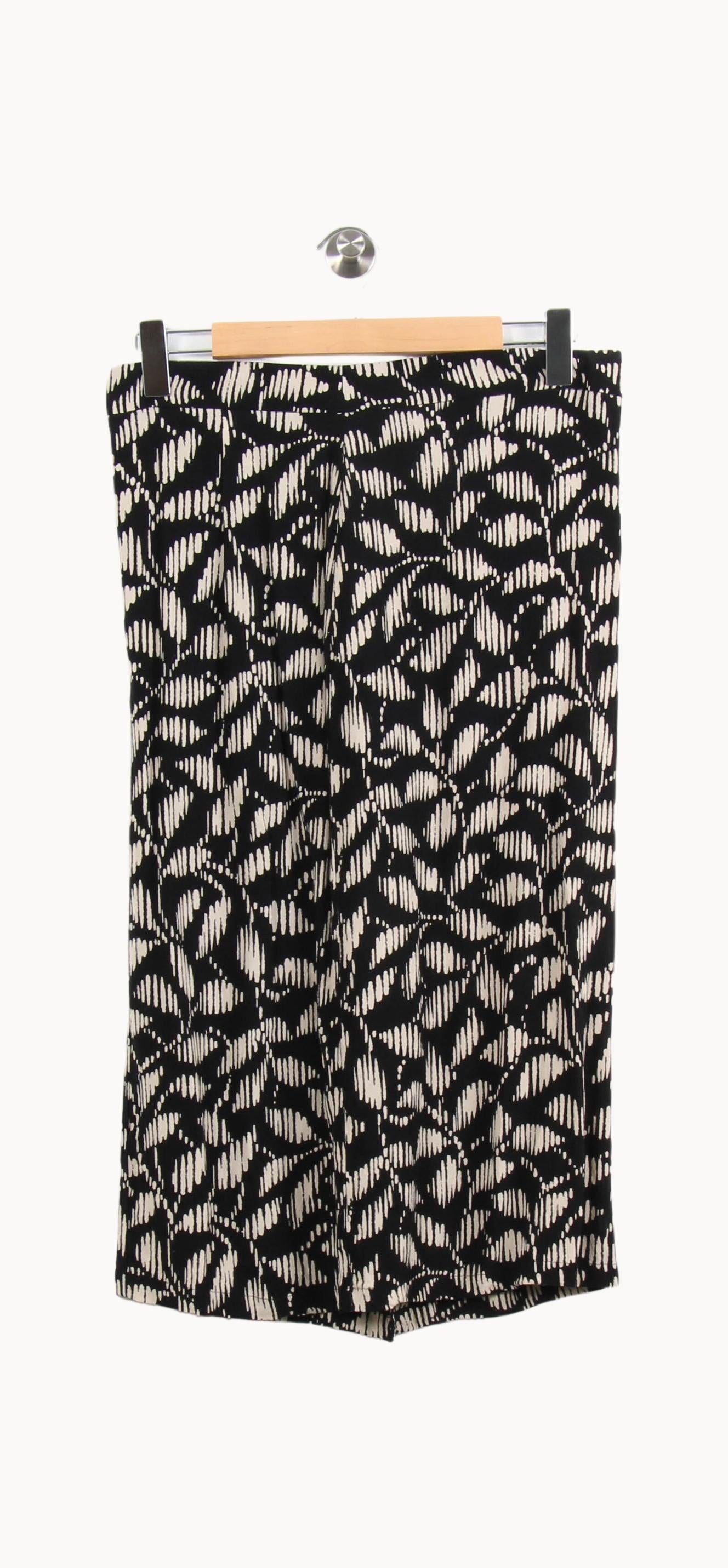 Jupe Midi Noire et Blanche - Taille L/40