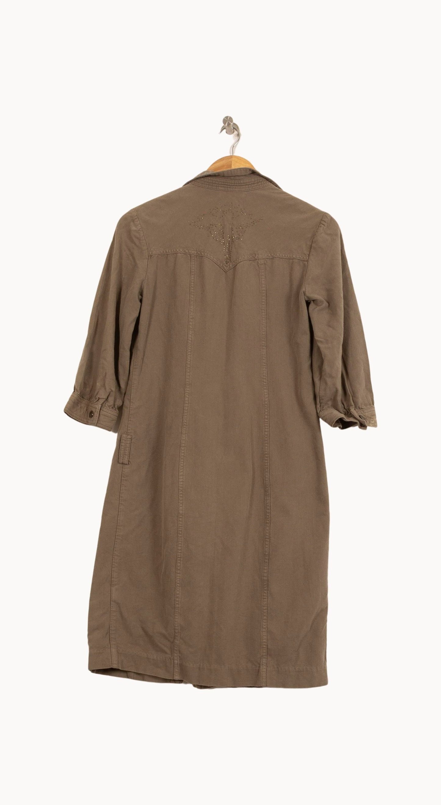 Robe Chemise Kaki - Taille M/38