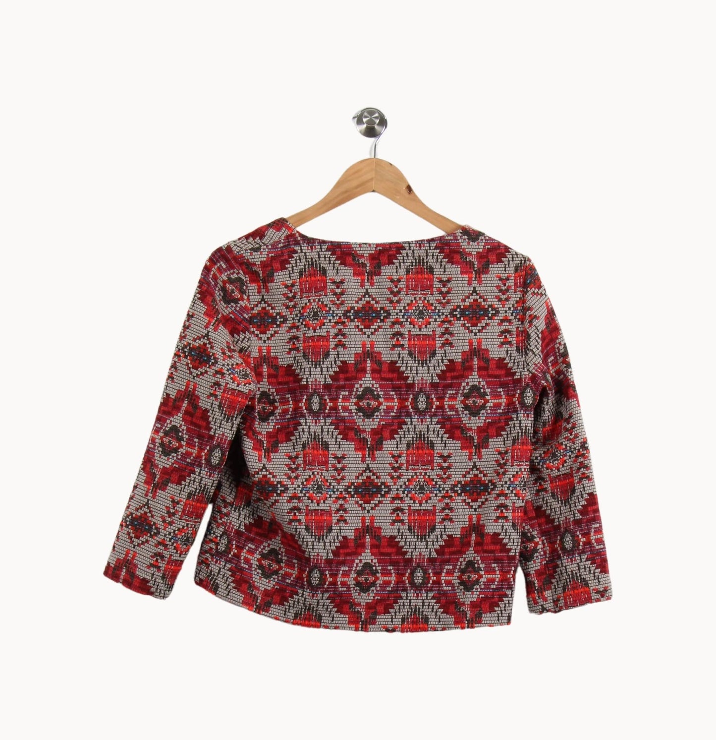 Veste Rouge et Beige - Taille L/40