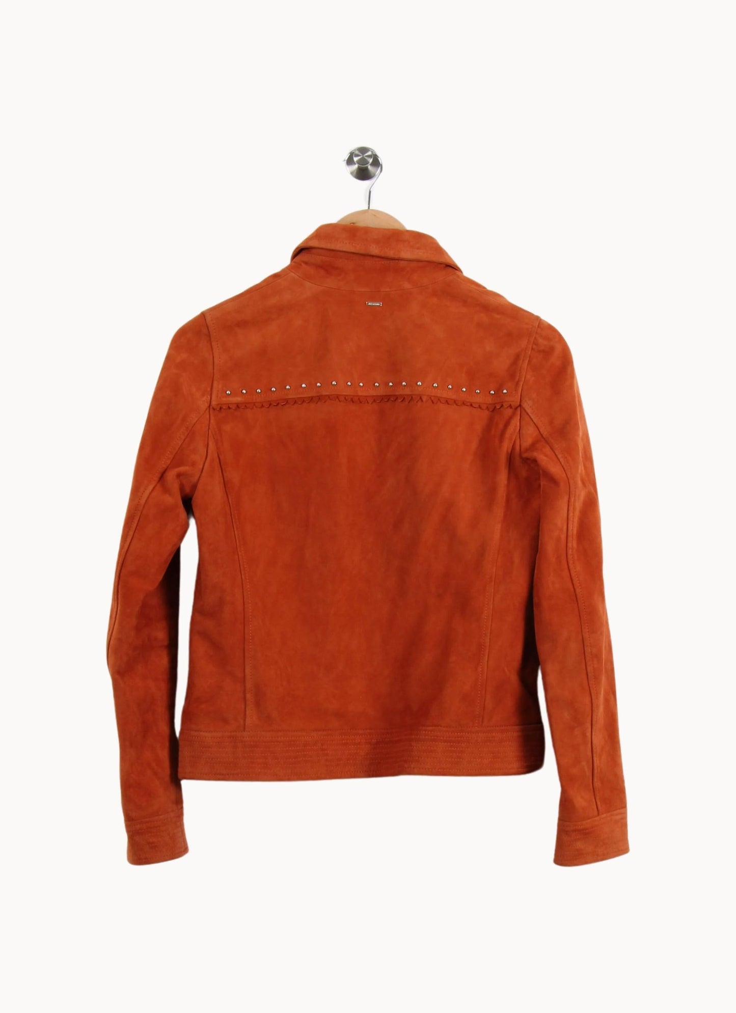 Gilet et daim orange - Taille M/38