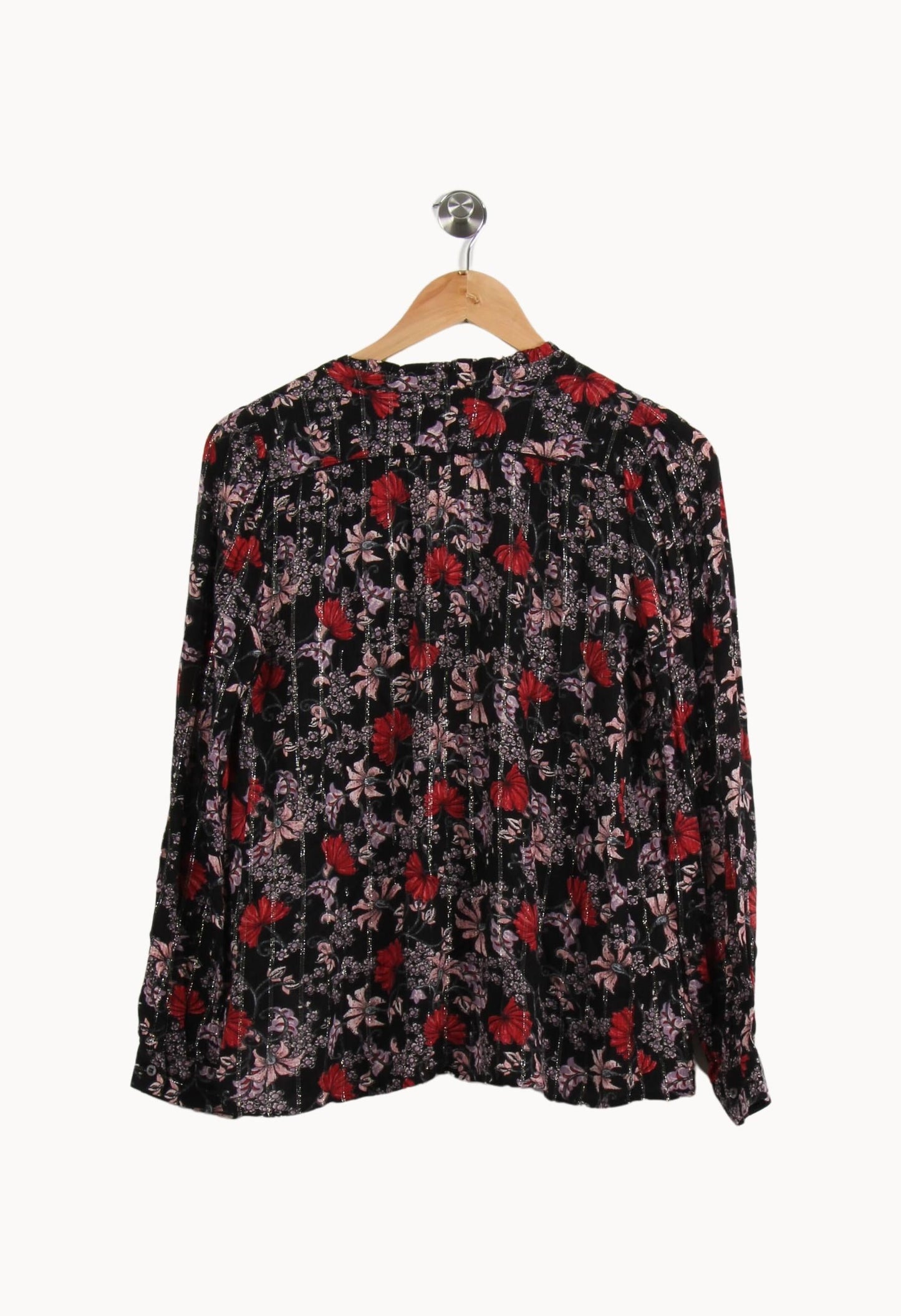 Blouse Noire et Rouge - Taille XS/34