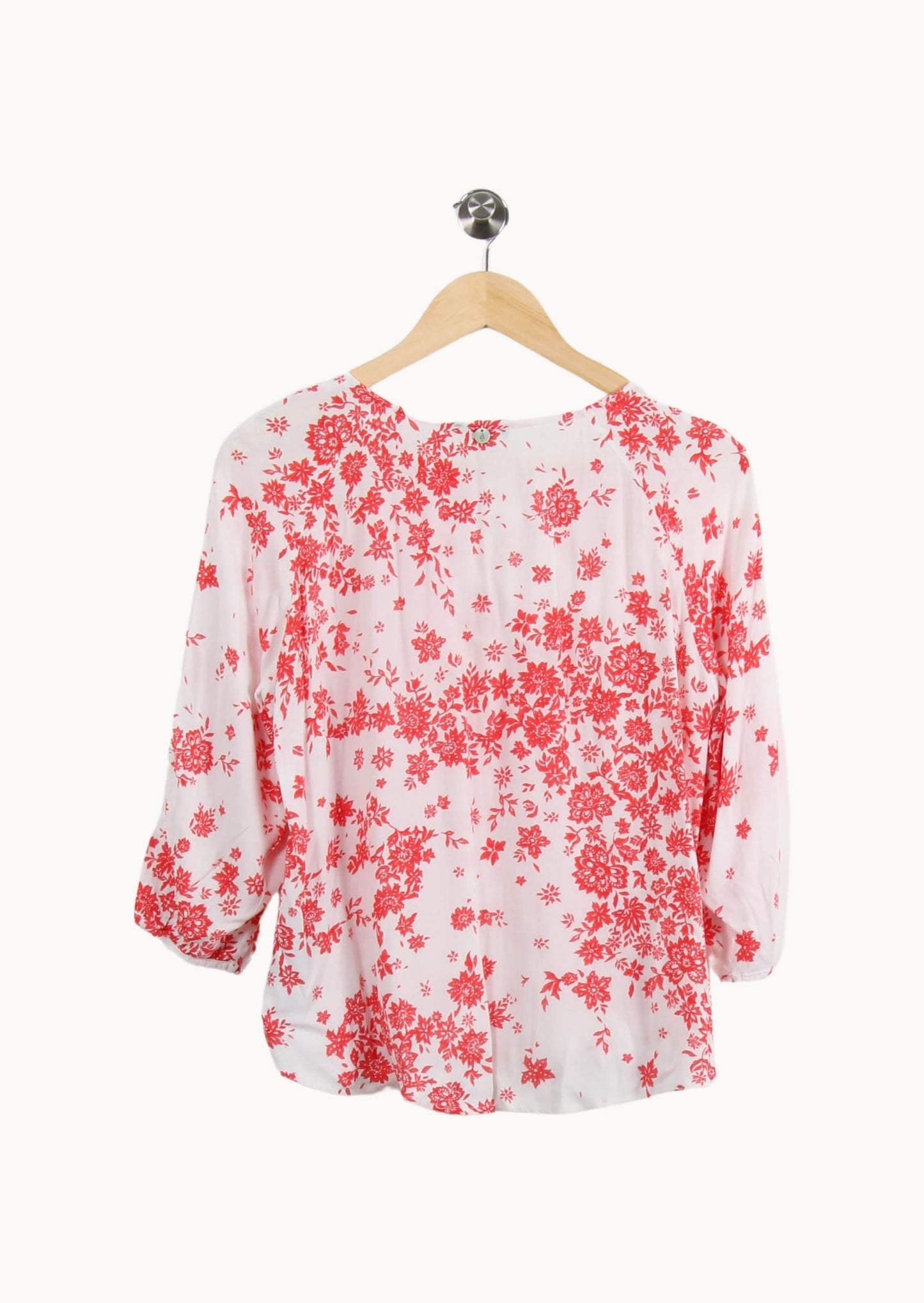 Blouse Blanche et Rouge - Taille M/38