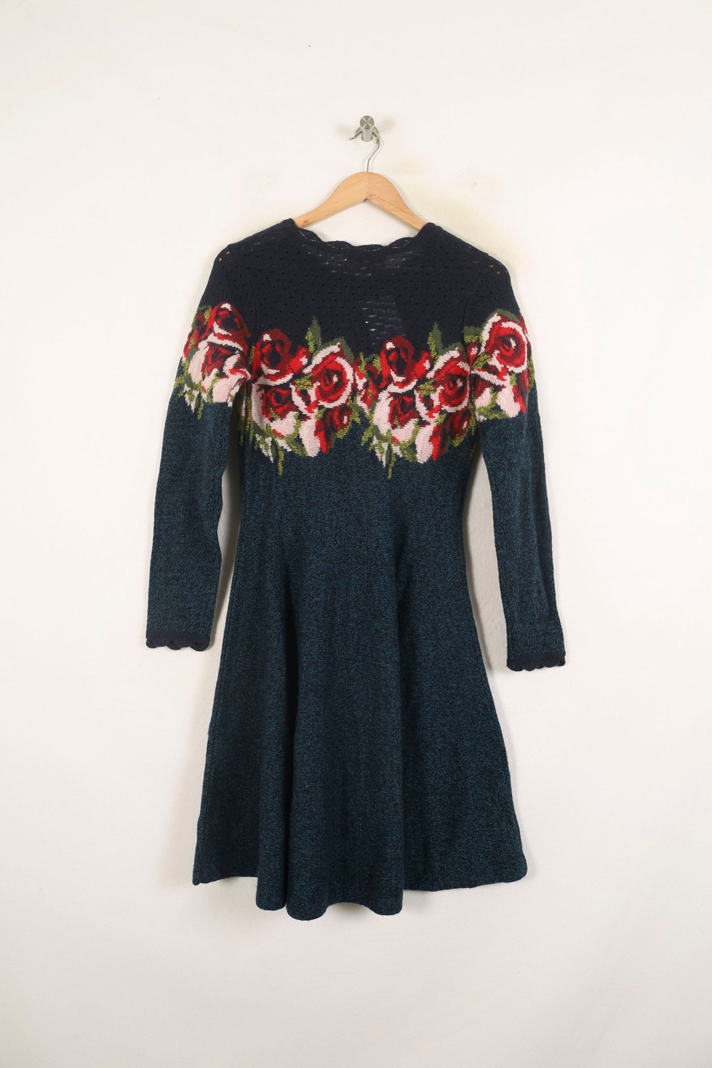 Robe Midi Bleu et Rouge - Taille M/38