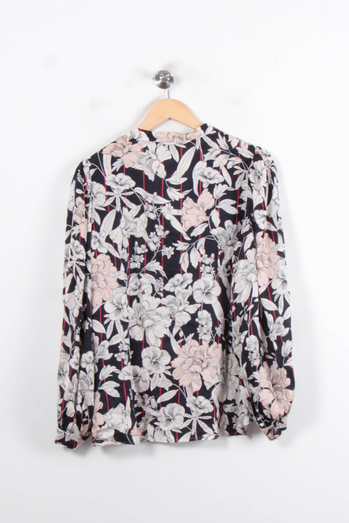 Blouse Noire et Blanche - Taille L/40