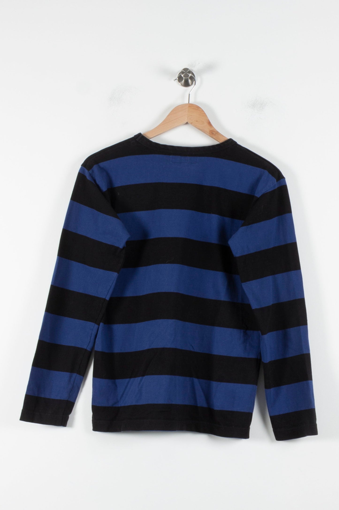 Tee-shirt Manches Longues Bleu et Noir - Taille M/38