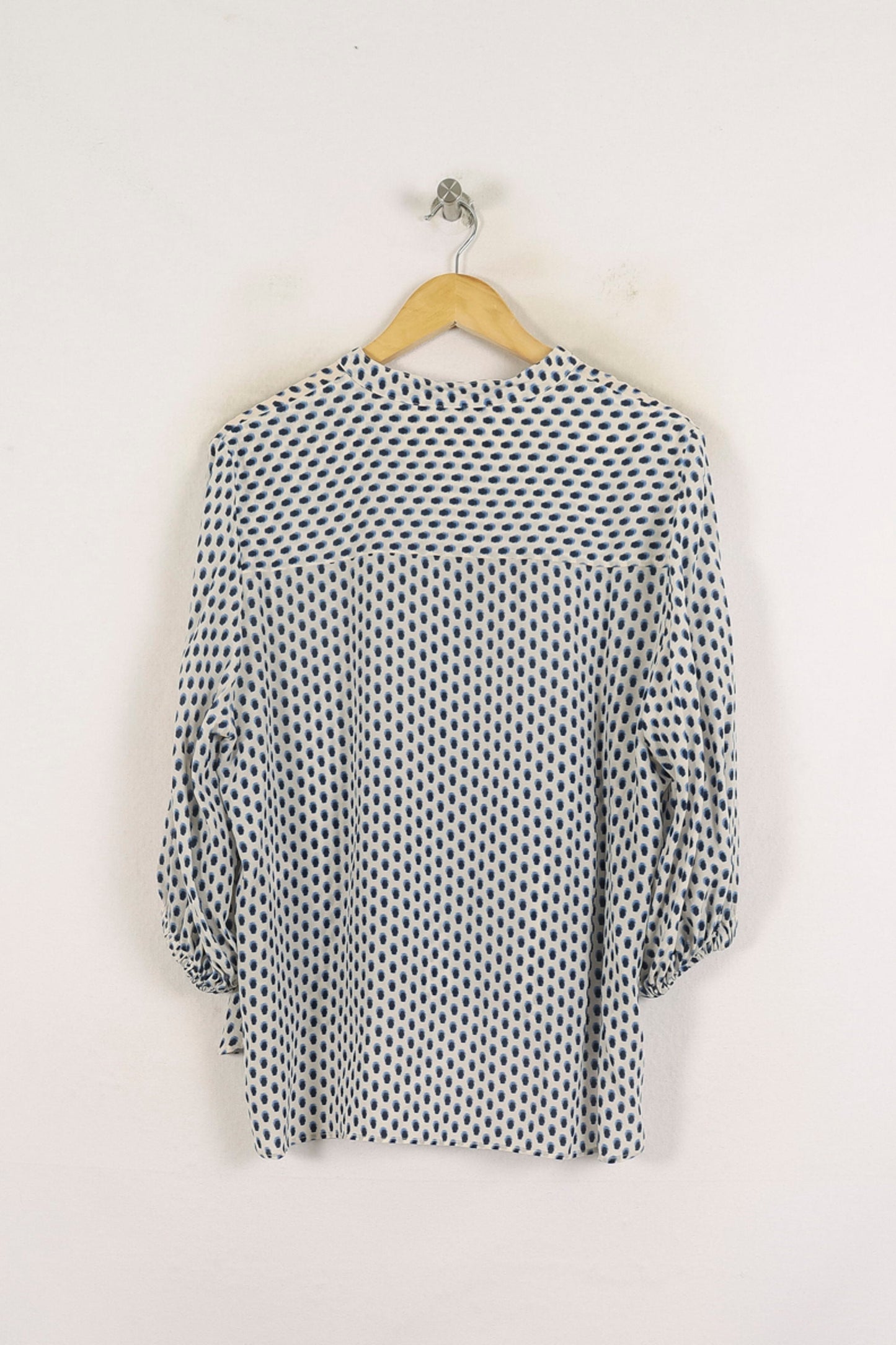 Blouse Blanche et Bleue - Taille XL/42