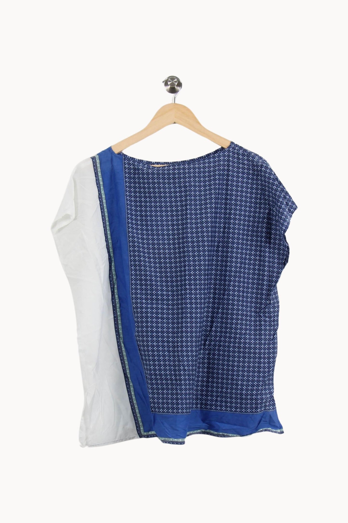 Blouse Bleue et Blanche - Taille XXXL/46