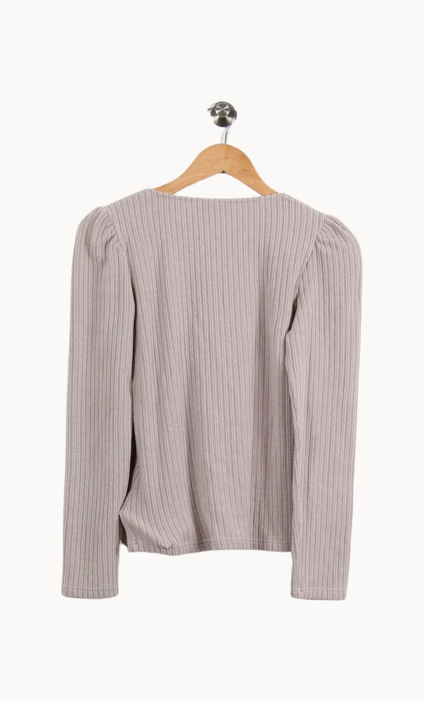 Tee-shirt Manche Longue Beige - Taille M/38