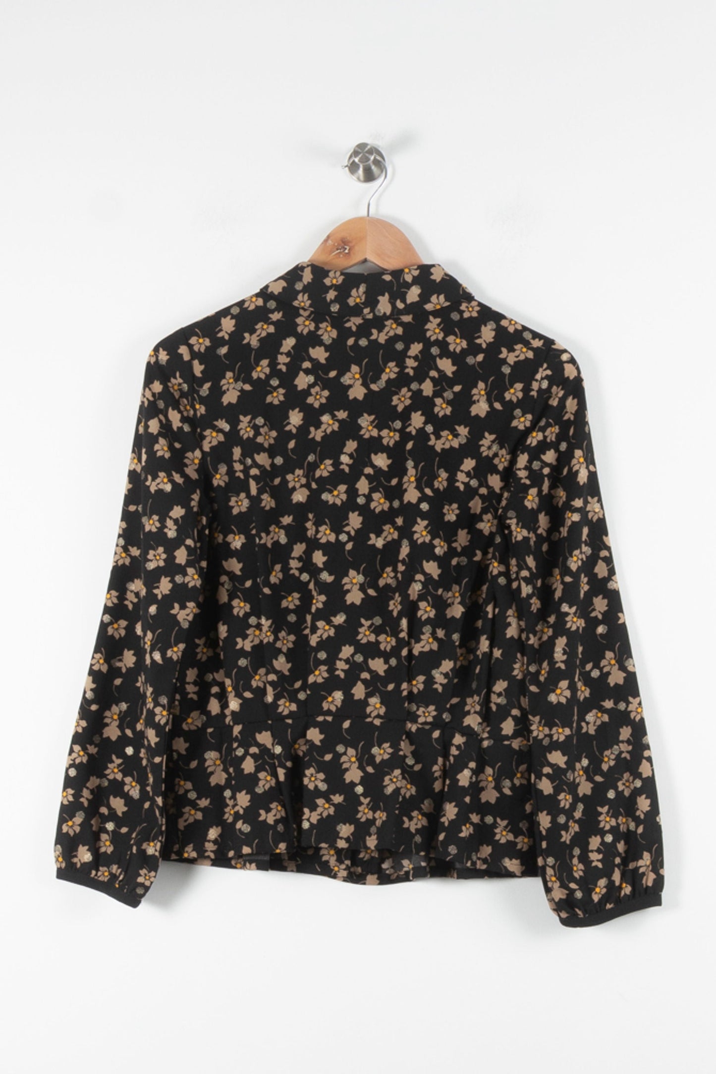Blouse Noire et Beige - Taille XS/34