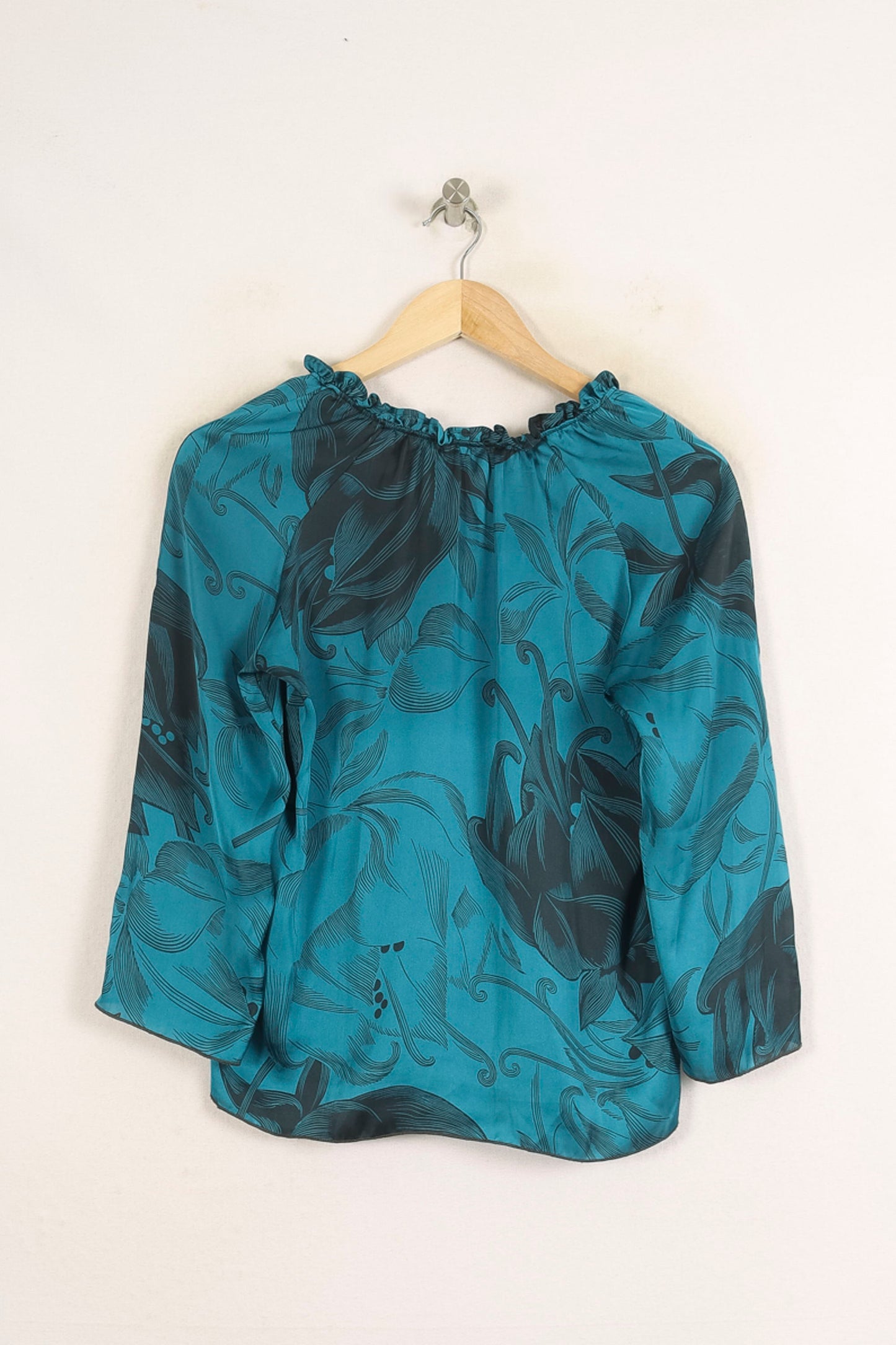 Blouse Bleue et Noire - Taille S/36