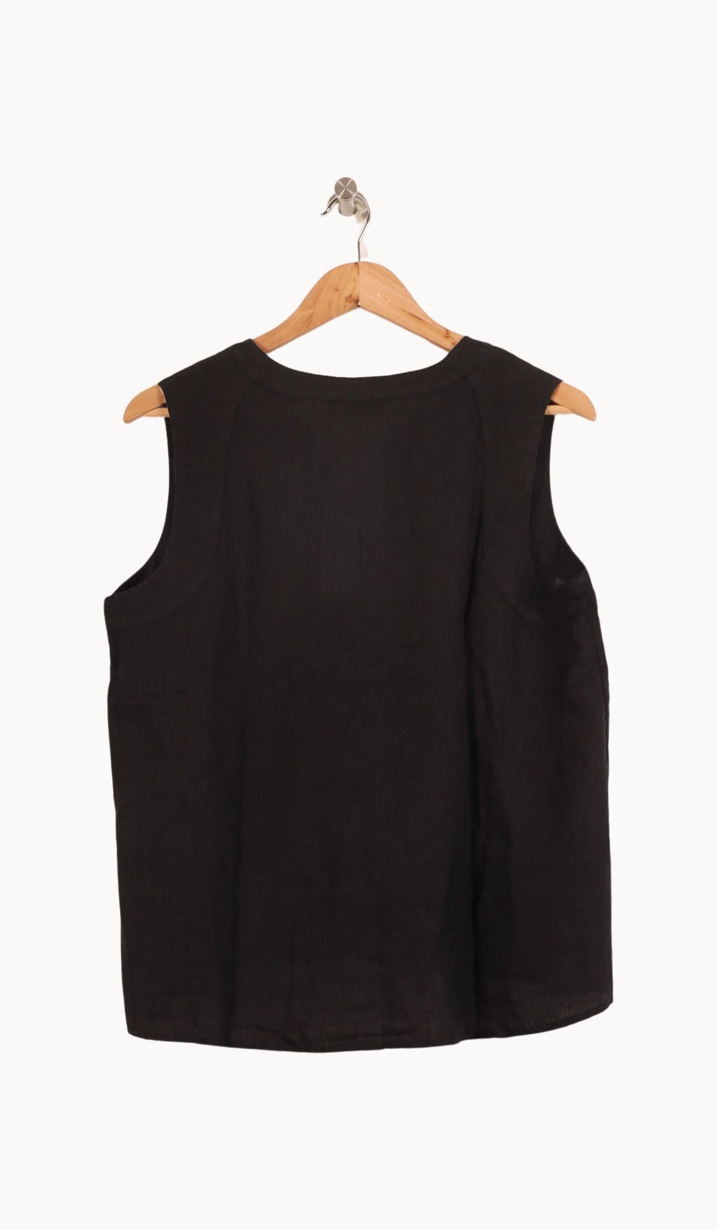 Blouse Sans Manches Noire - Taille XL/42