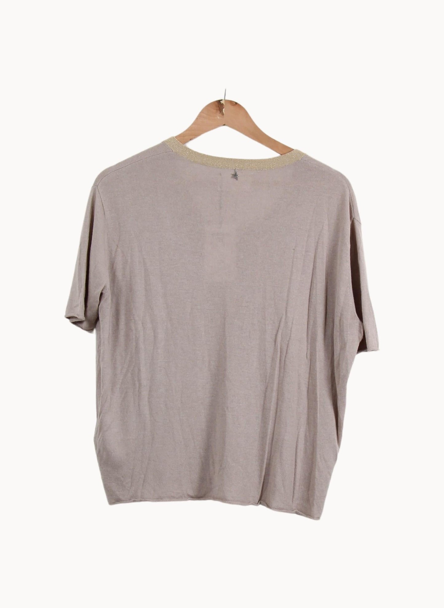 T-shirt beige - Taille S/36