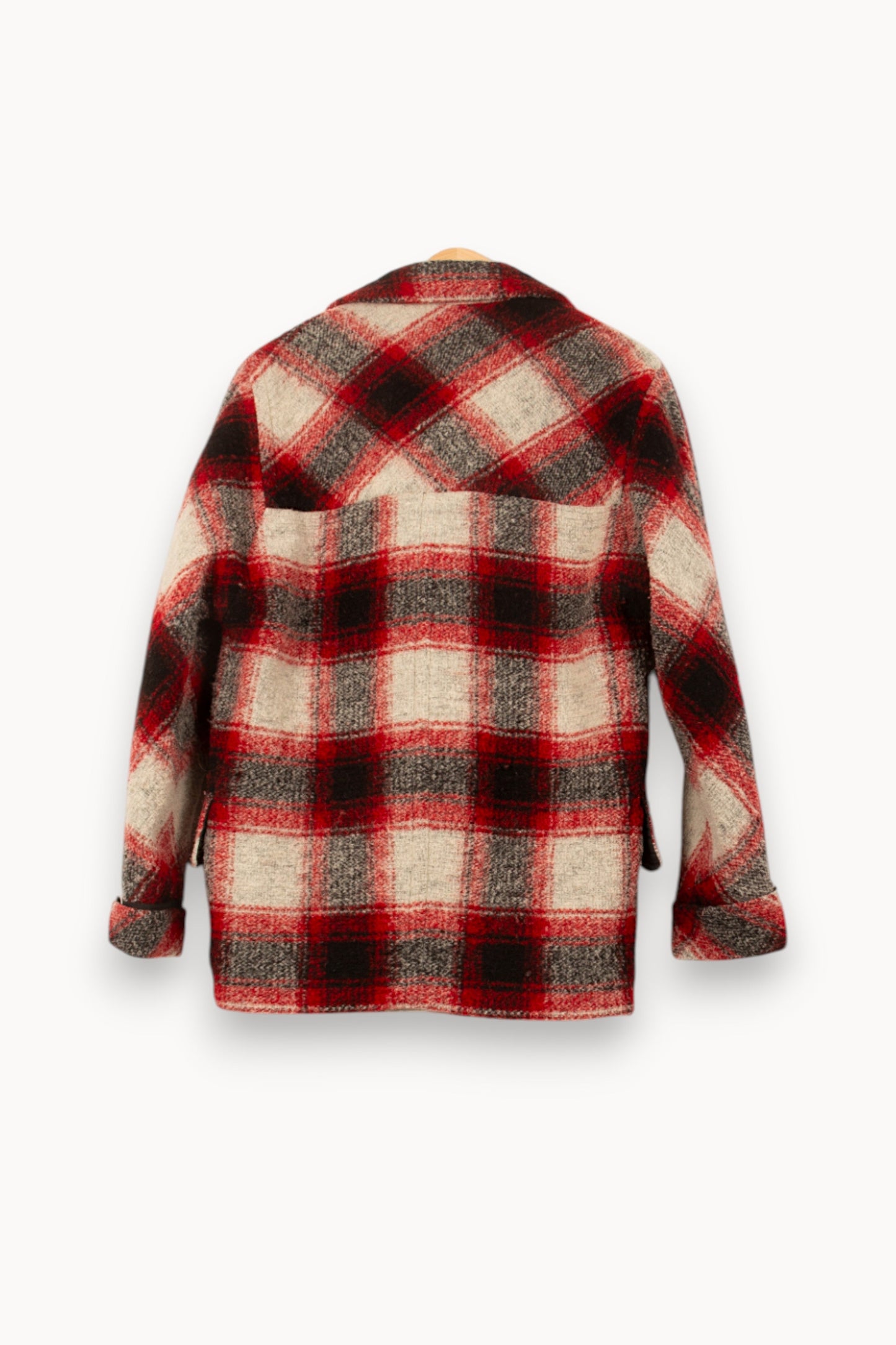 Veste À Carreaux Rouge et Noir - Taille S/36