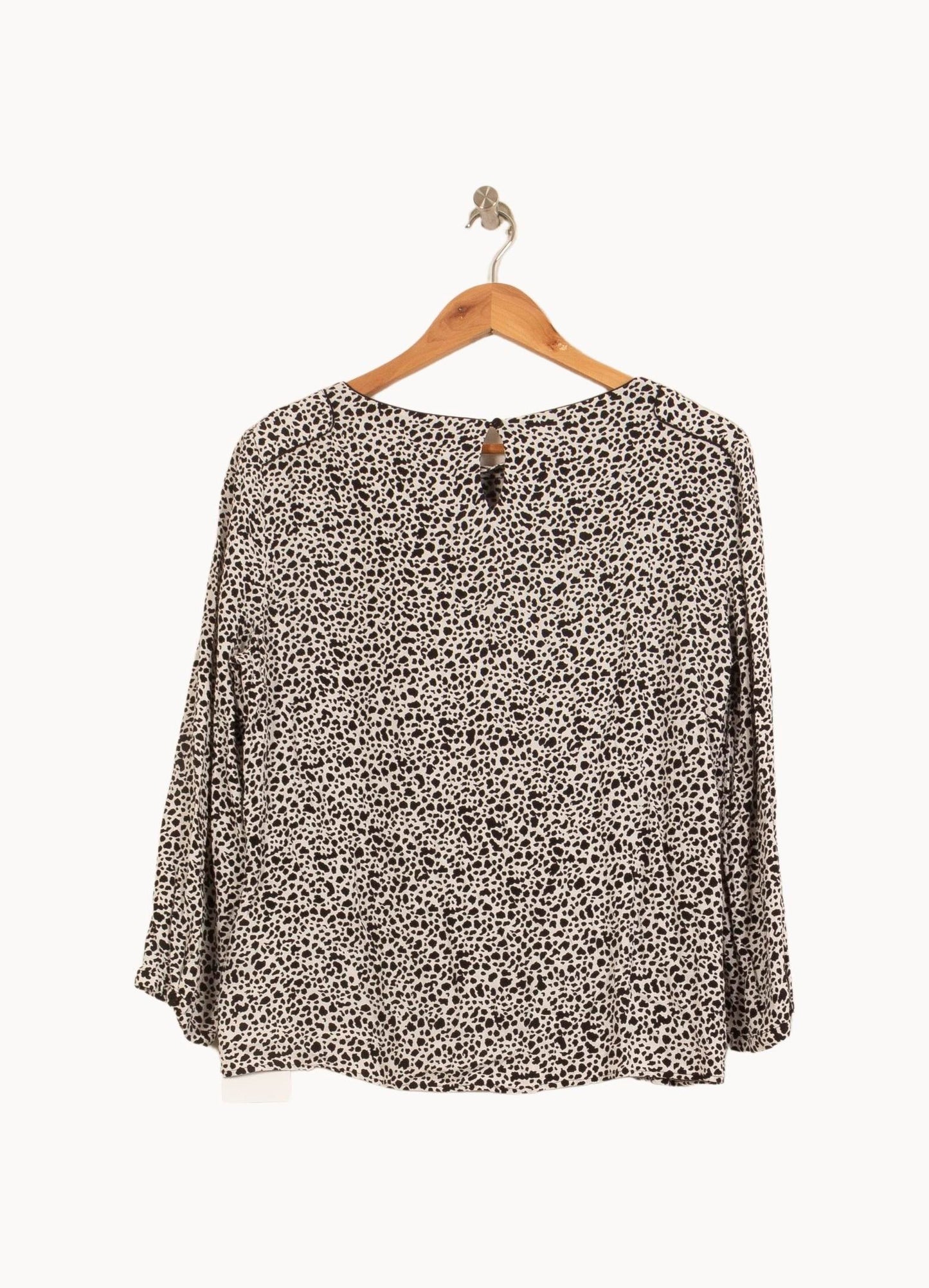 Blouse Blanche et Noire - Taille M/38