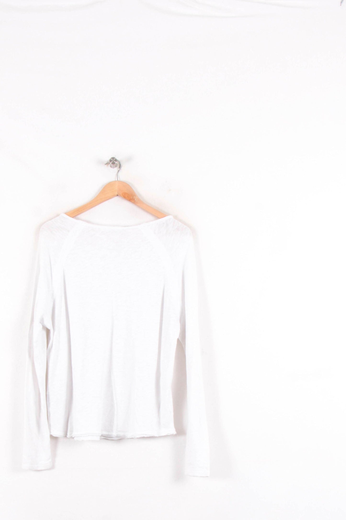 T-shirt Manches Longues Blanc - Taille L/40