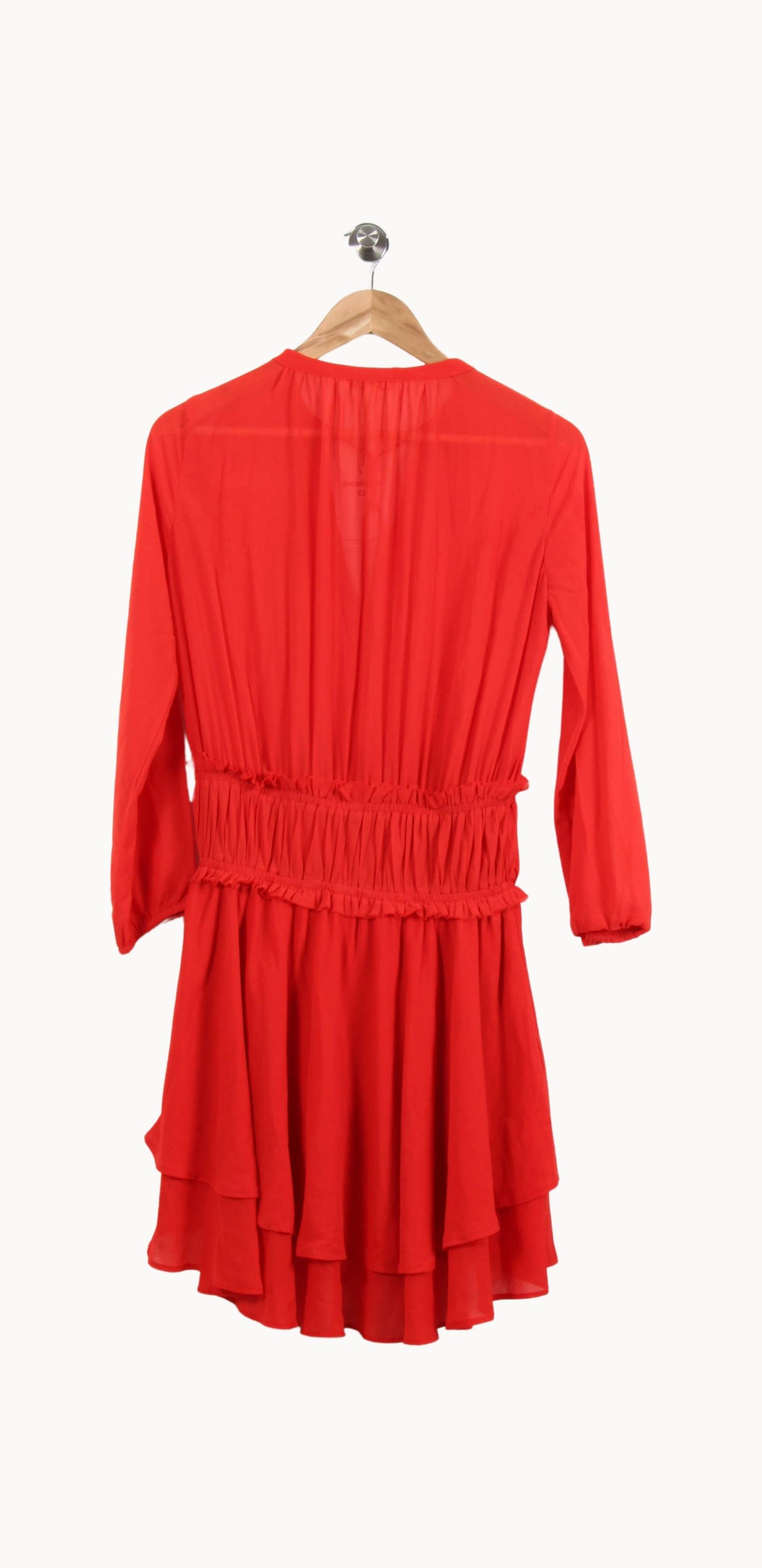 Robe Volantée Rouge - Taille S/36