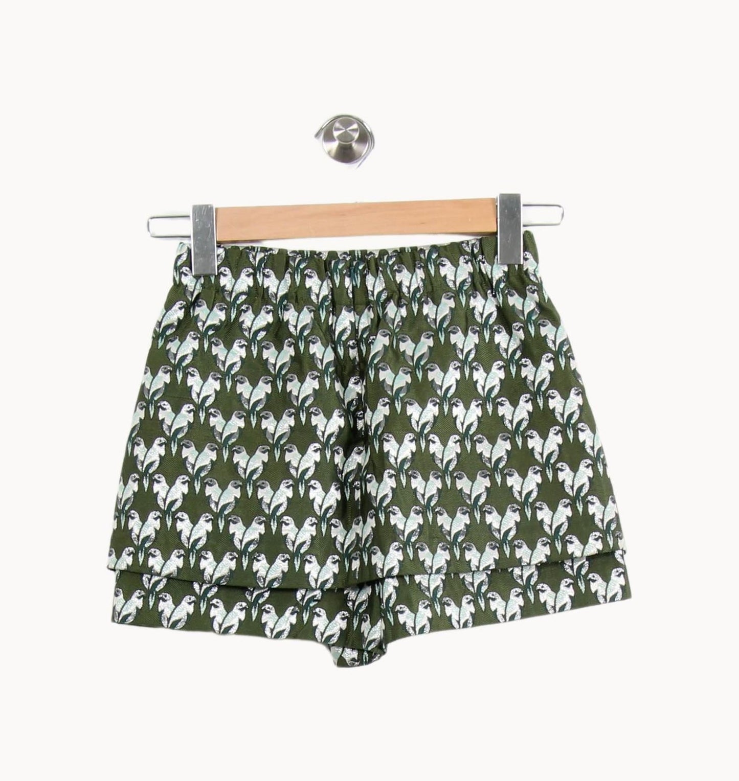 Short Vert et Blanc - Taille XS/34