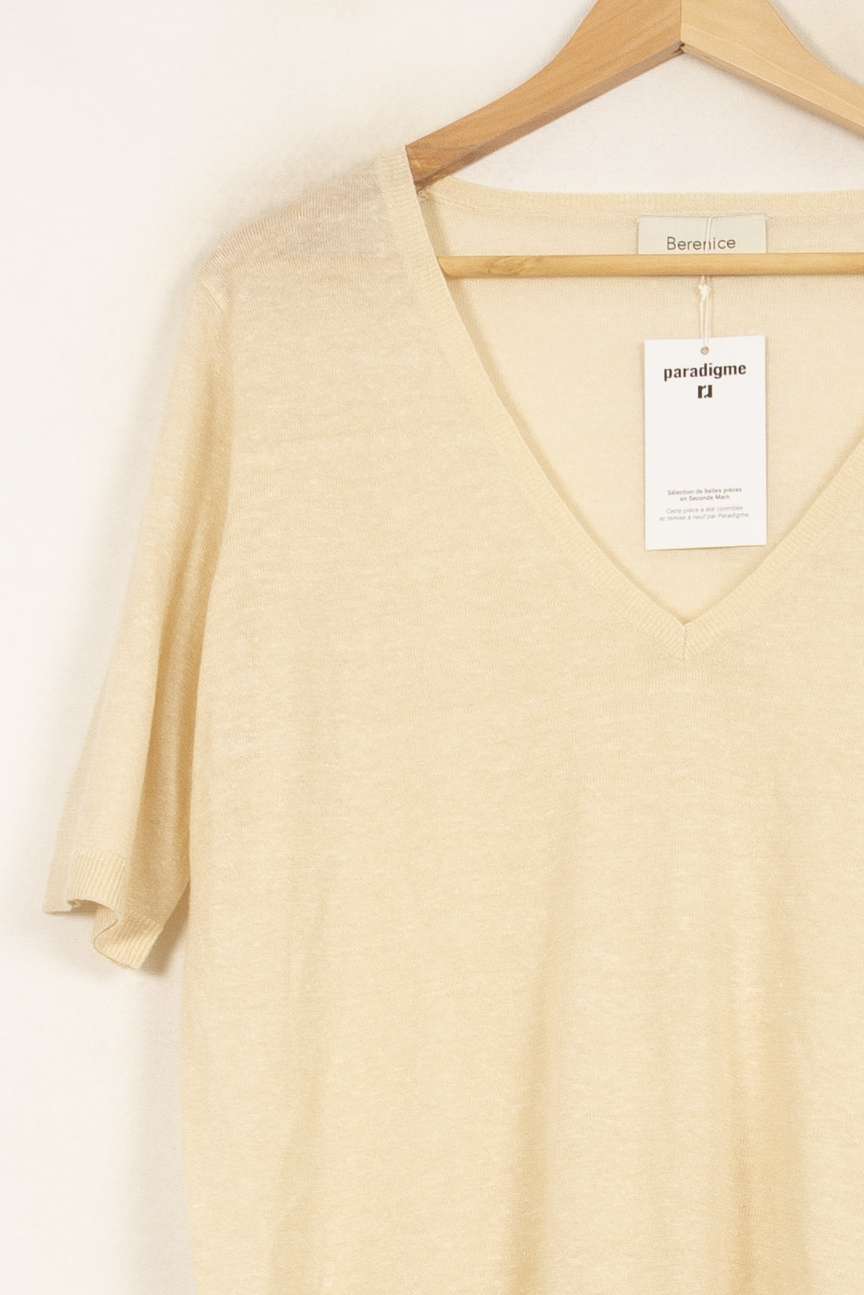 Tee-shirt Beige - Taille S/36