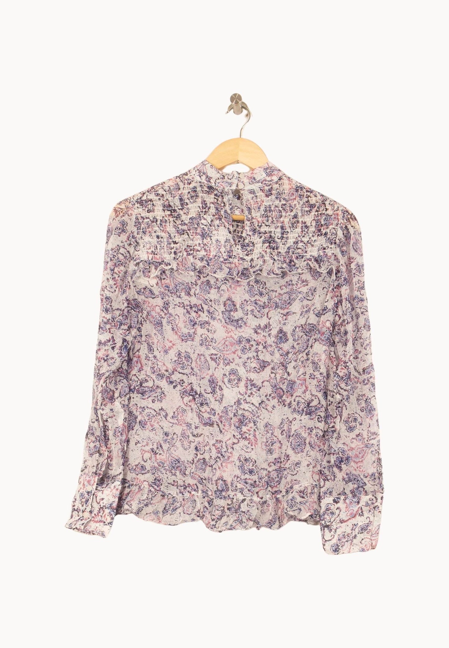 Blouse Violet et Rose - Taille S/36