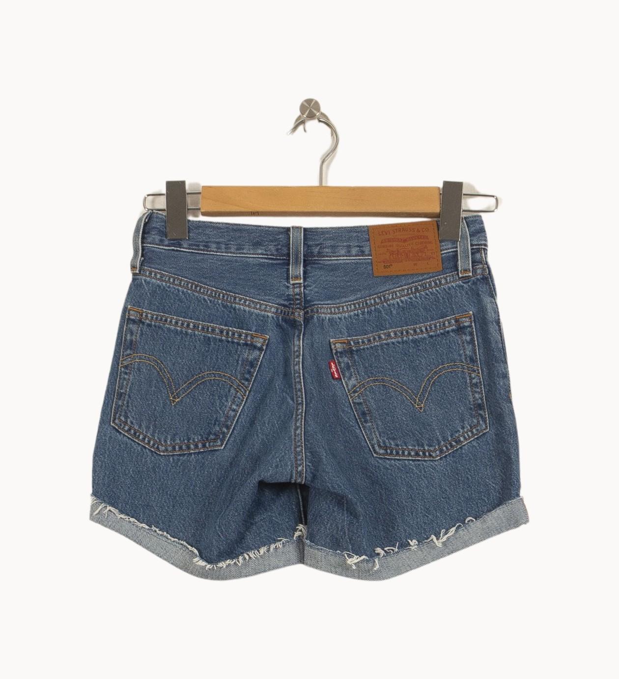 Short et Jean Bleu - Taille XXS/32