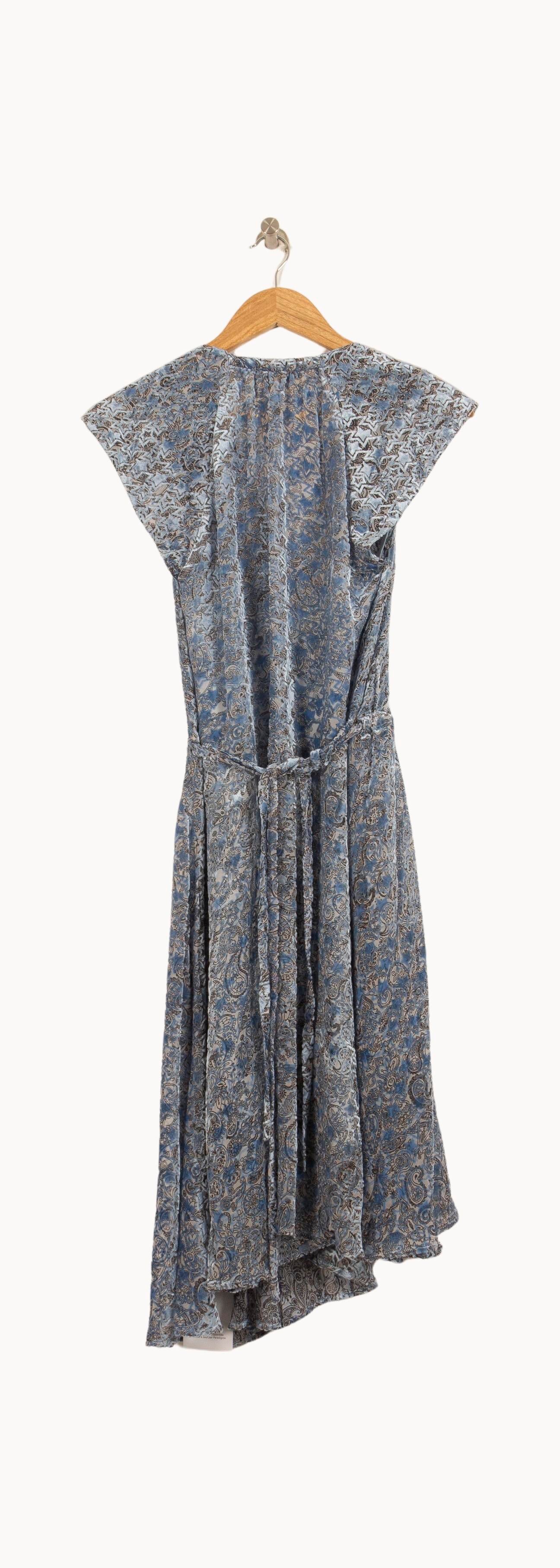 Robe Longue Bleue - Taille XS/34