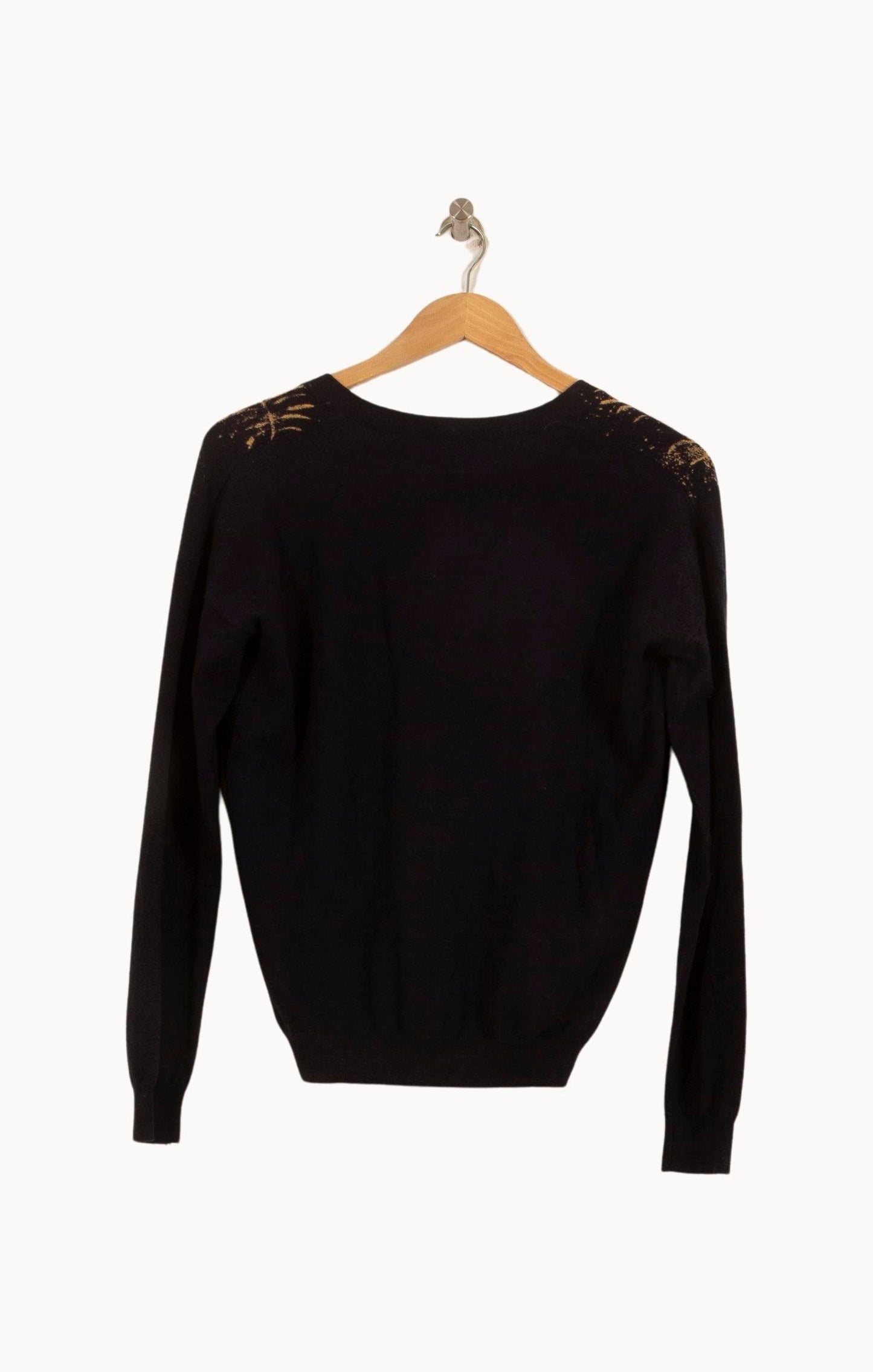 Cardigan Bleu et Doré - Taille S/36