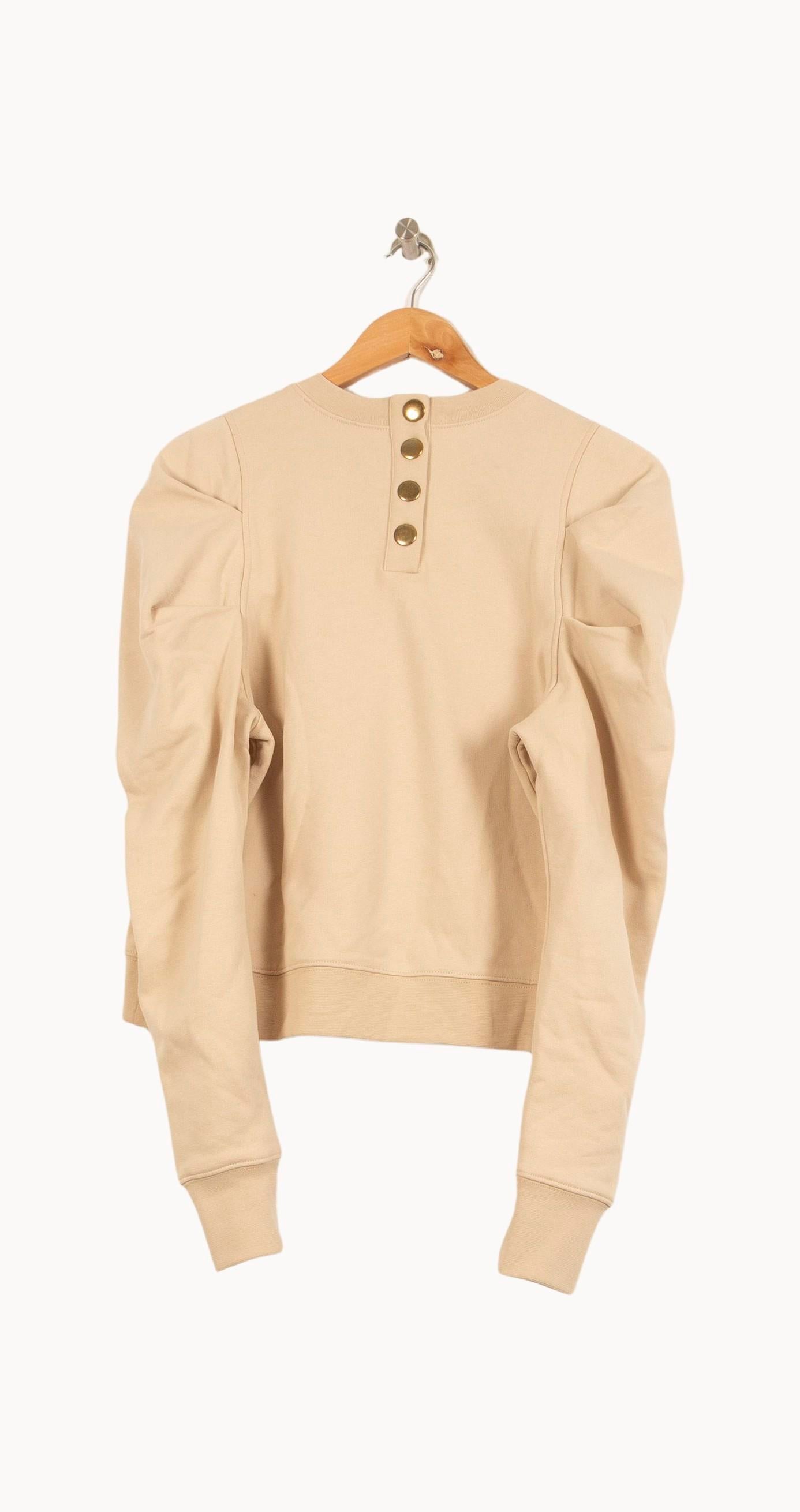 Sweatshirt Beige - Taille S/36