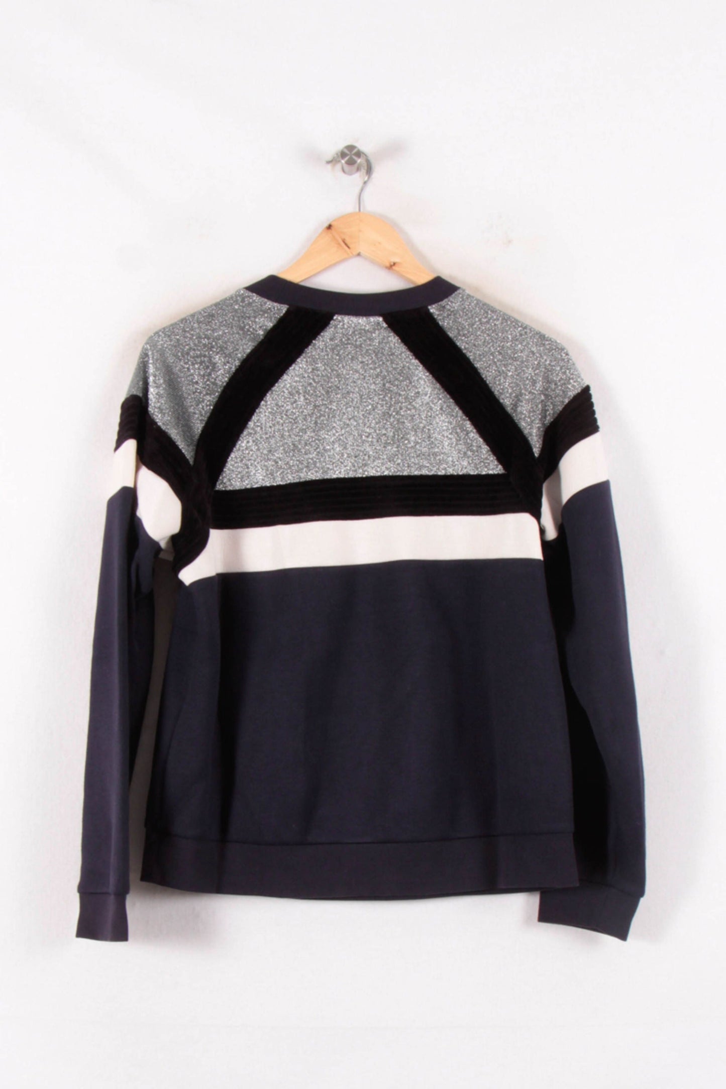 Sweat Noir et Argenté - Taille M/38