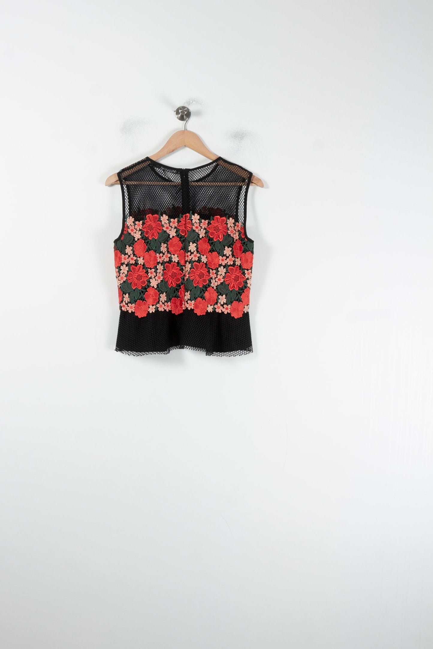 Top Noir et Rouge - Taille M/38