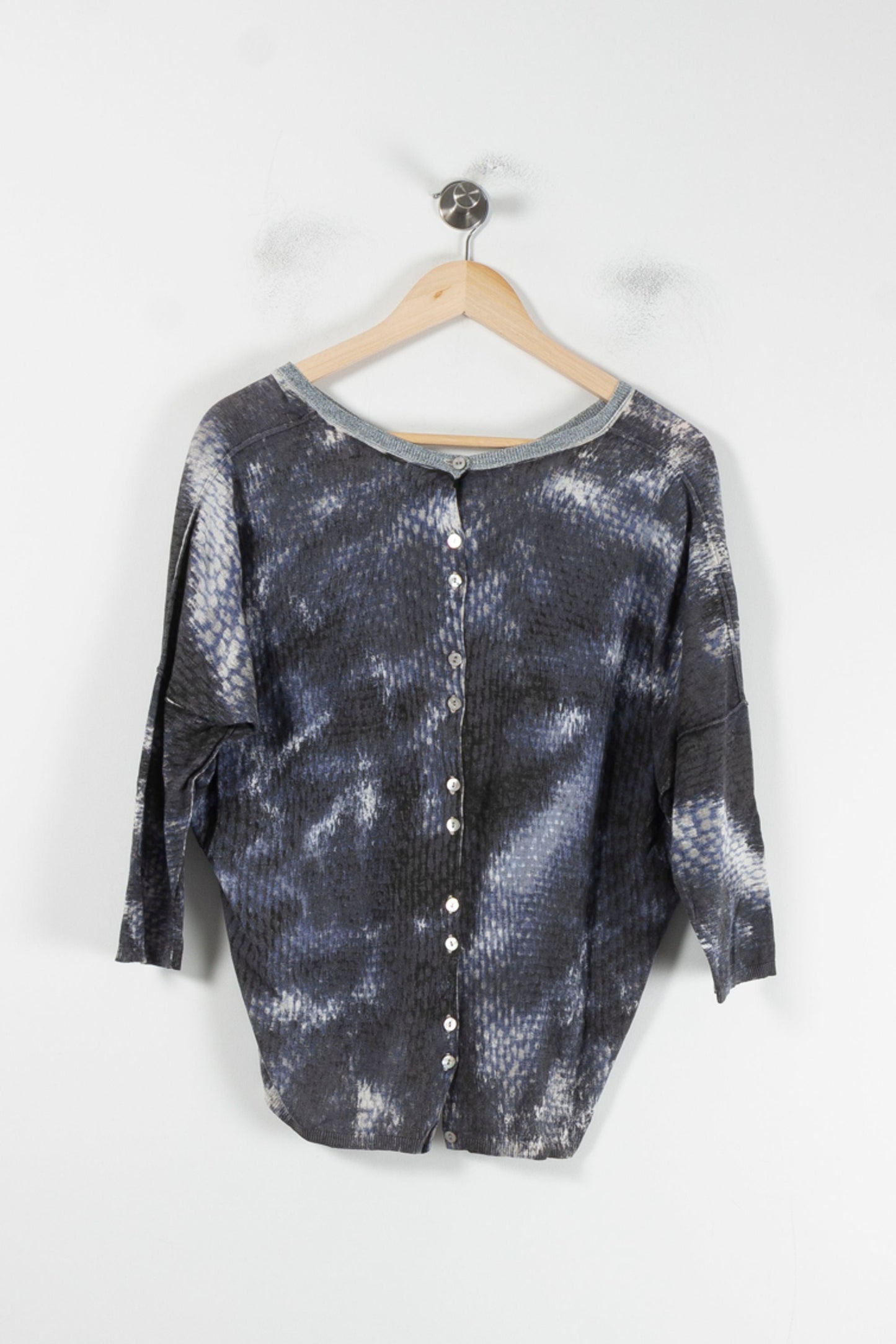 Cardigan Bleu et Gris - Taille M/38