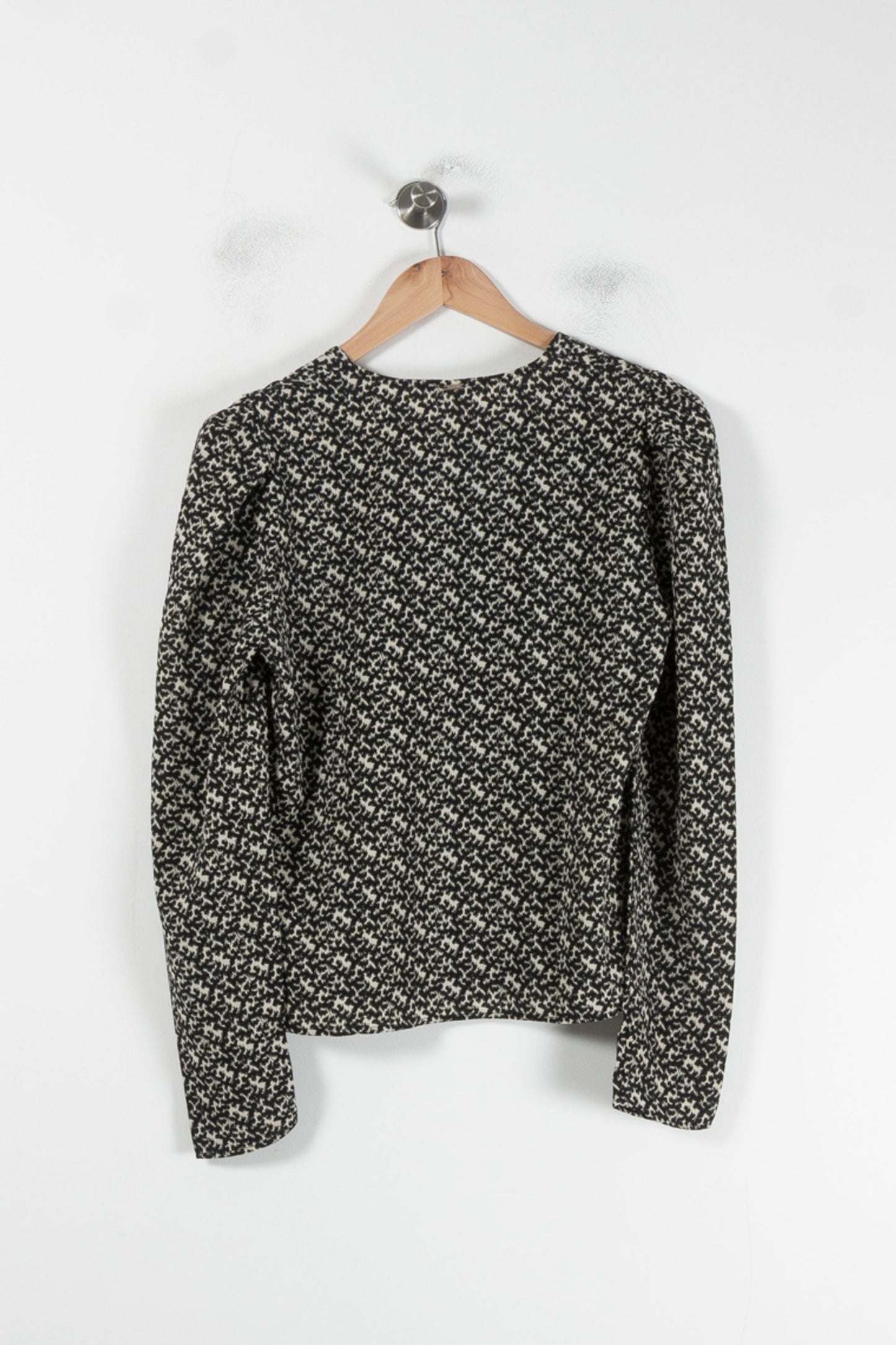 Blouse Noire et Blanche - Taille M/38