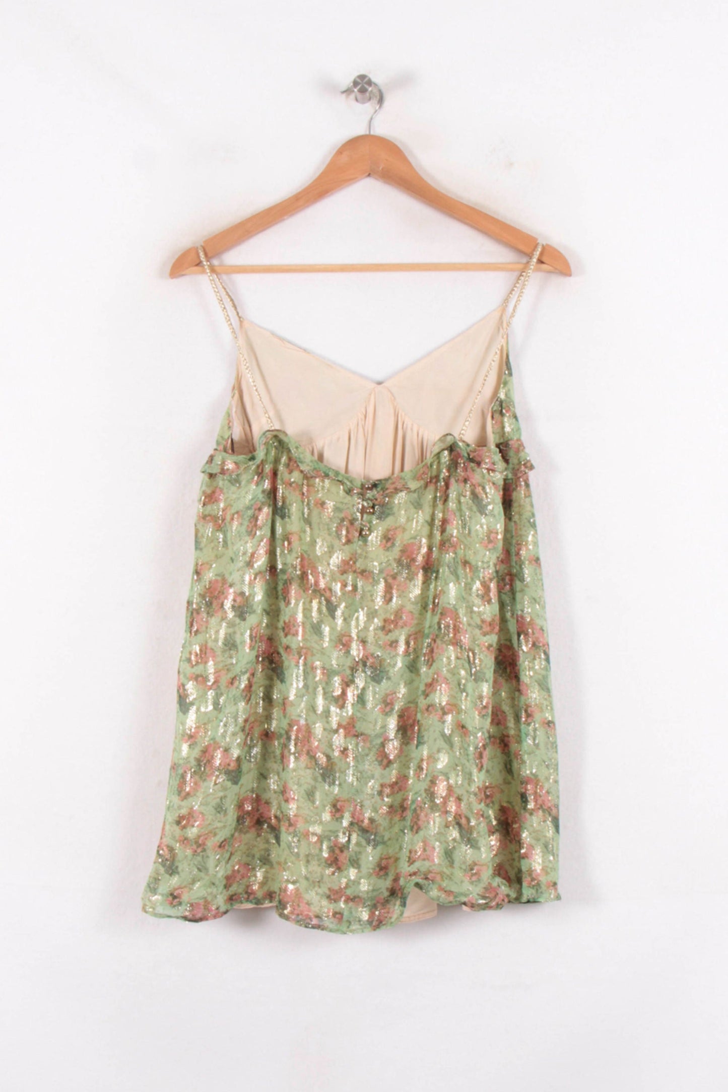 Top Vert et Rose - Taille S/36